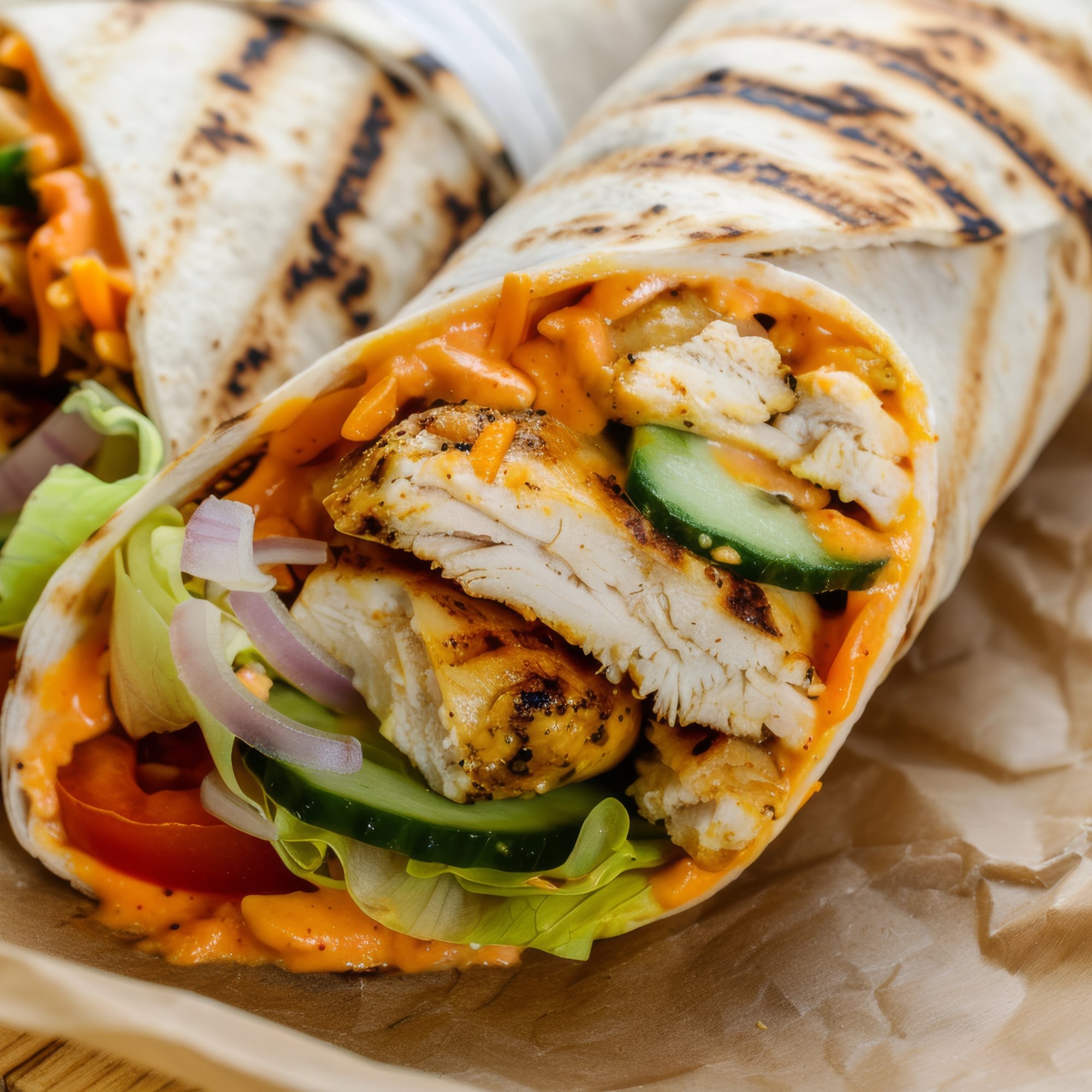 Grilled Chicken Wrap