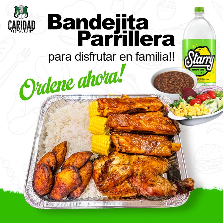 FAMILY meal: Grilled Meats Tray - Bandejita Parrillera