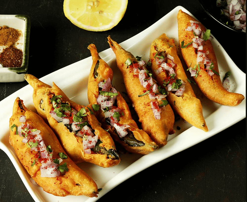 Stuffed Mirchi Bajji