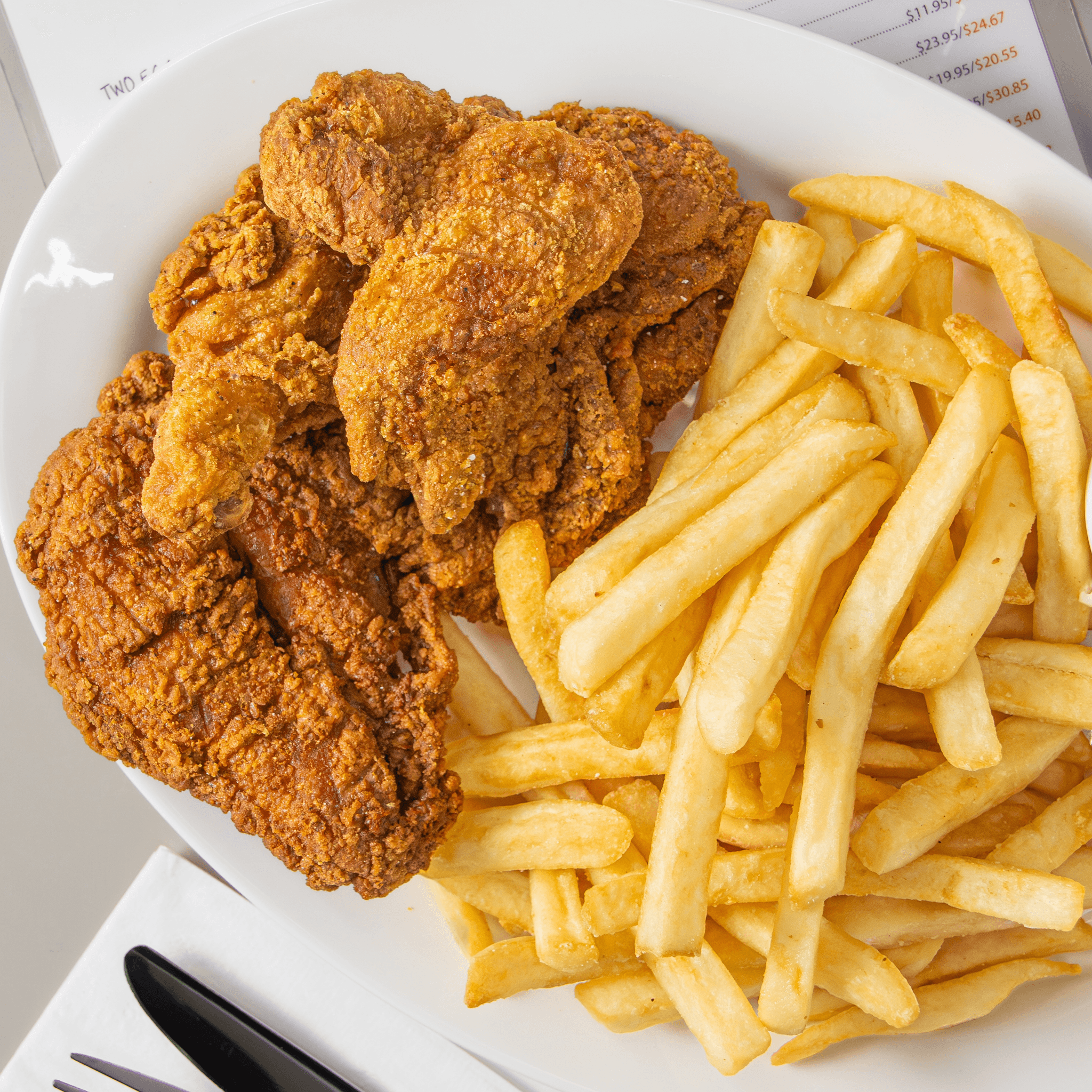 Half Fried Chicken