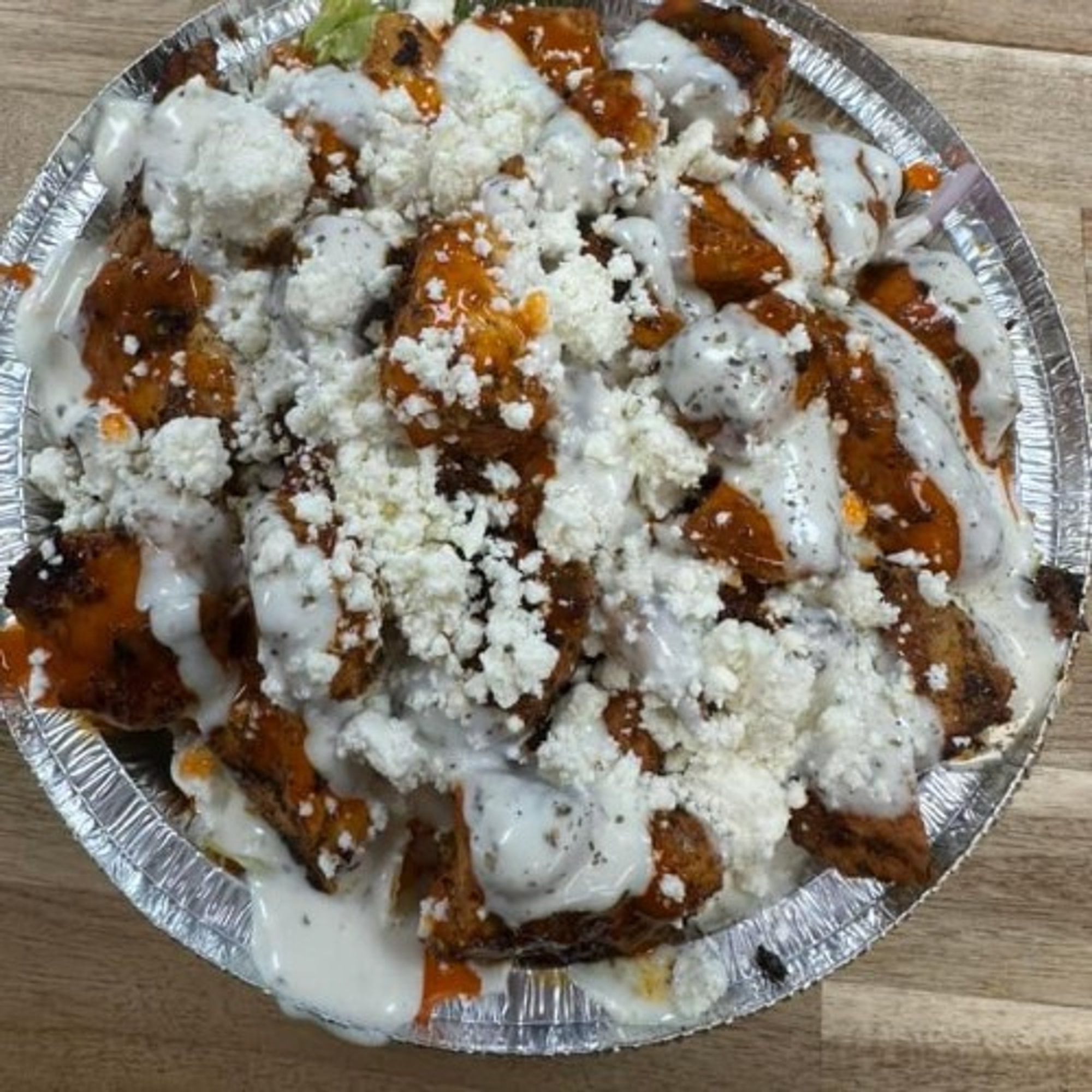 Buffalo Chicken Gyro Bowl