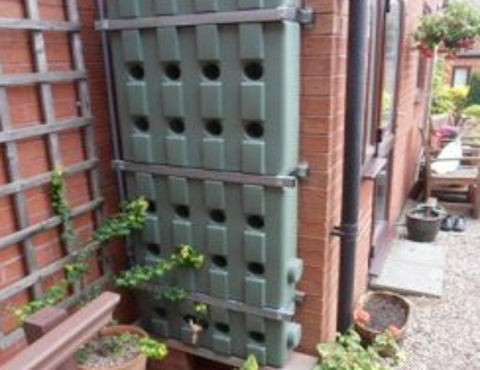 RAINWATER HARVESTING GARDEN SYSTEM