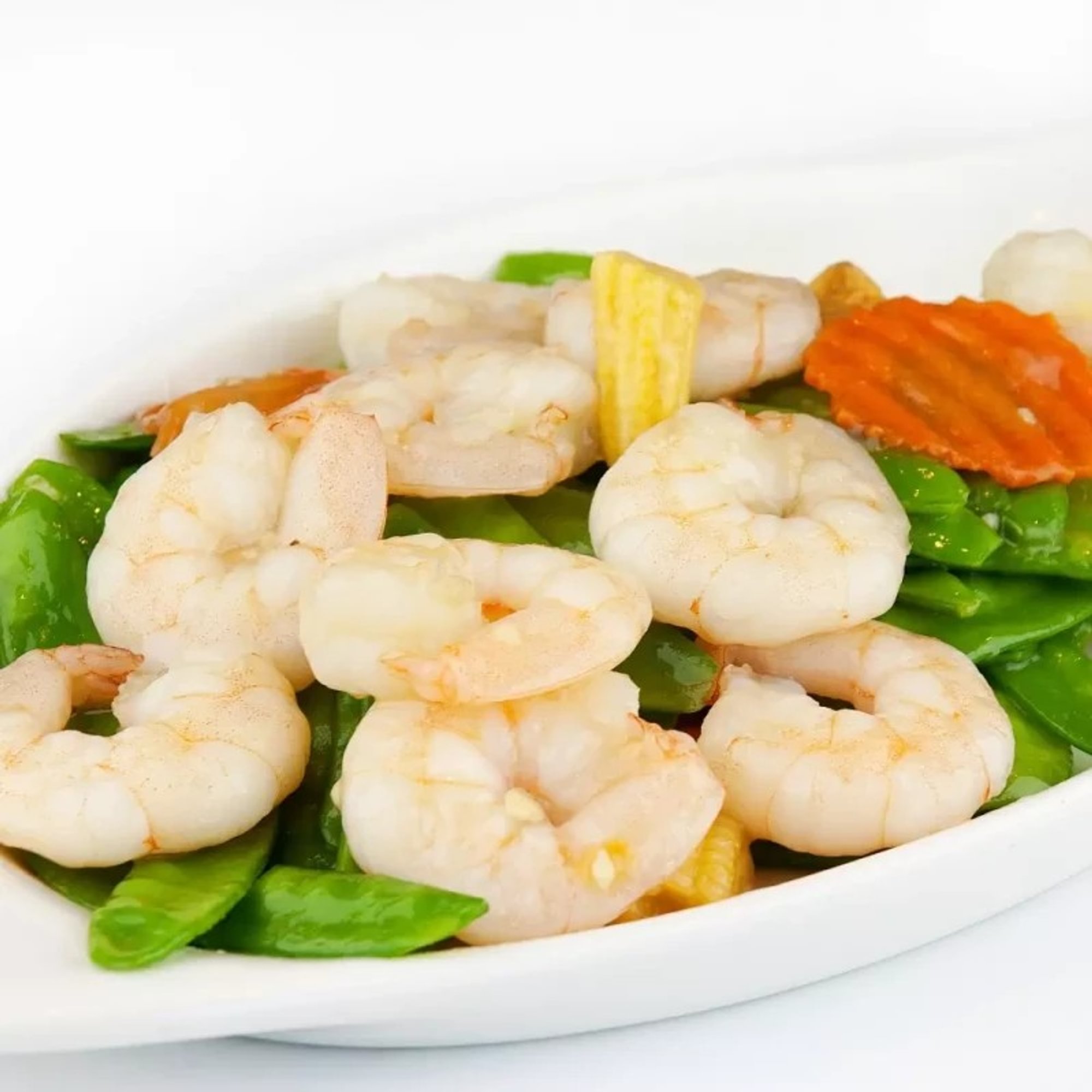 雪豆蝦 Prawns with Snow Peas