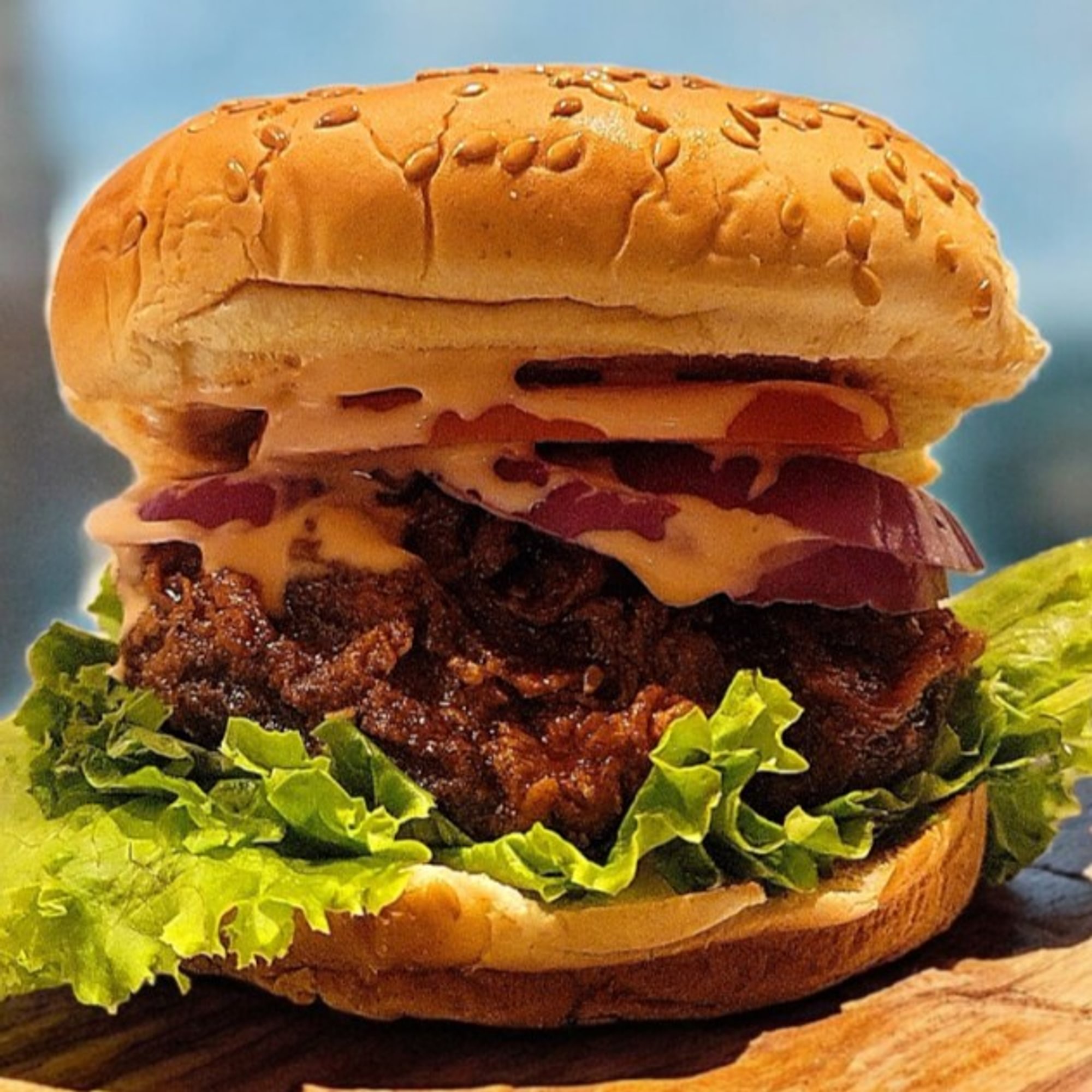 Chick'n Mushroom Burger