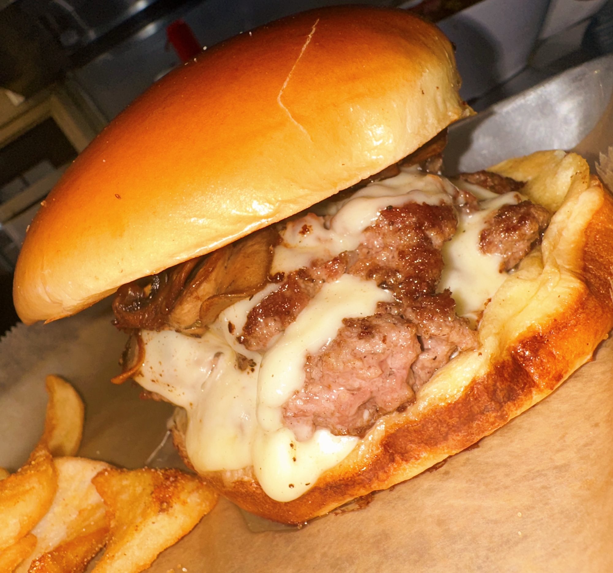 Mushroom & Havarti Burger