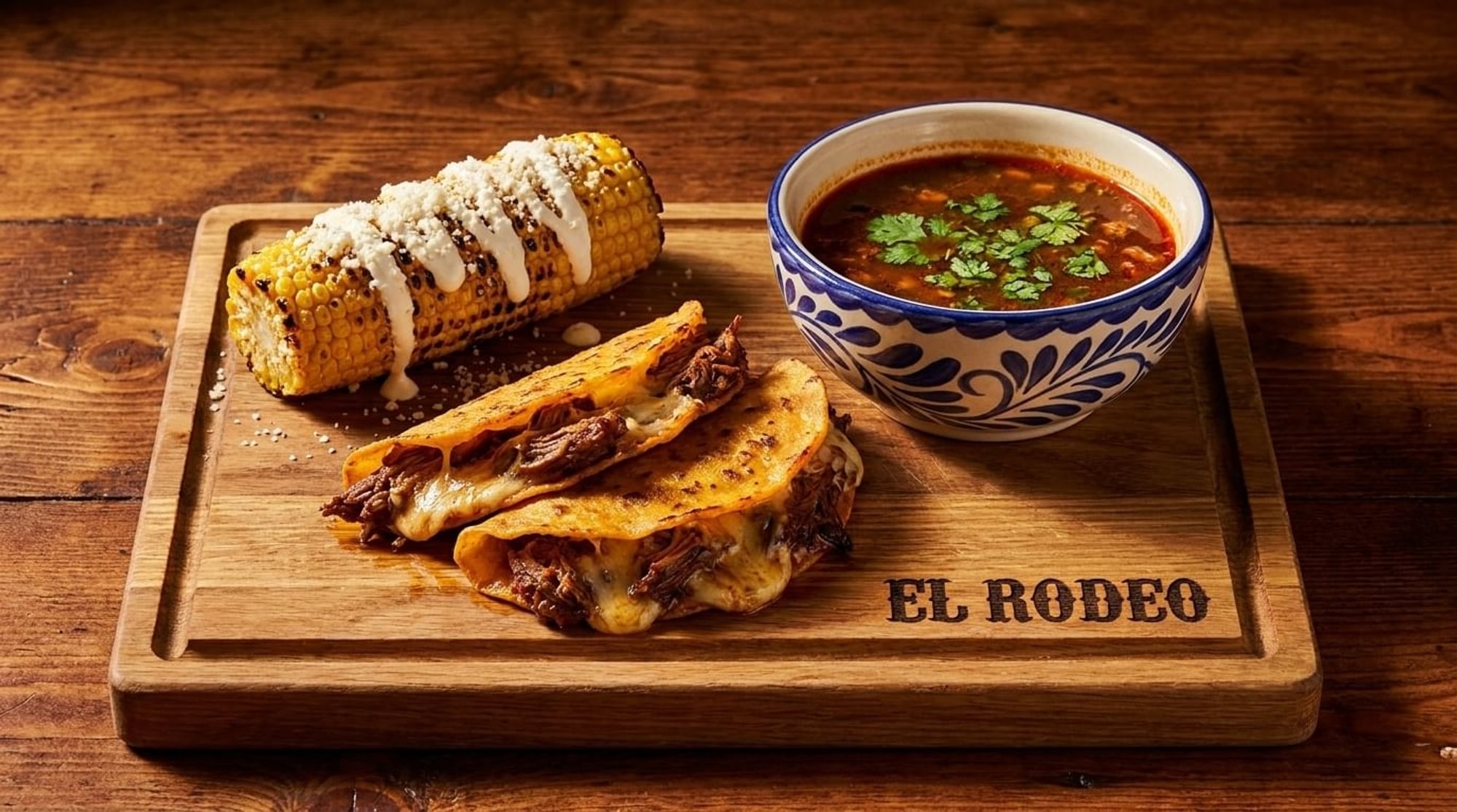 Tacos de Birria & Corn Combo