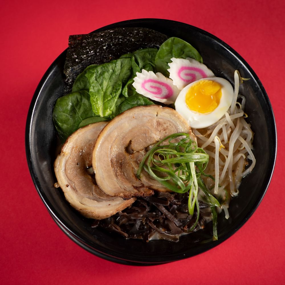 Black Spicy Garlic Tonkatsu Ramen