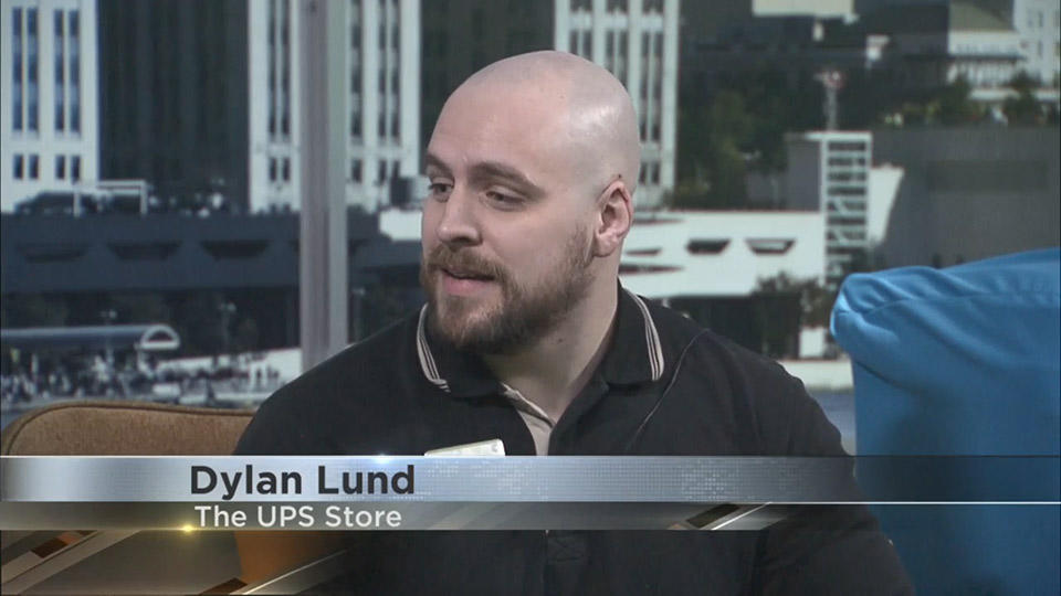 UPS store associate being interviewed