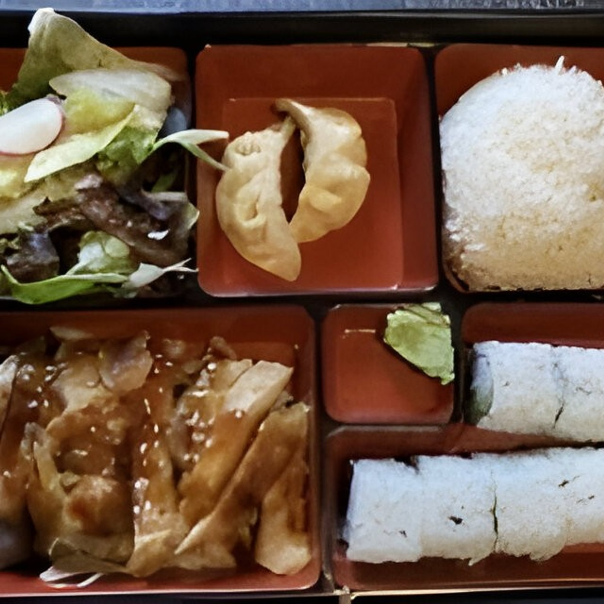 Dinner Bento Box 2 Items (1 Basic & 1 Side)