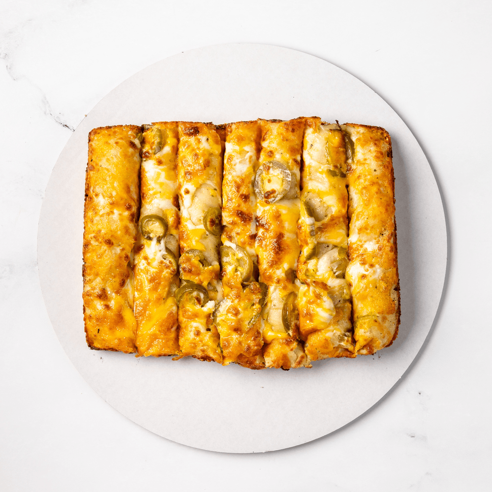 Cheesy Jalapeno Breadsticks