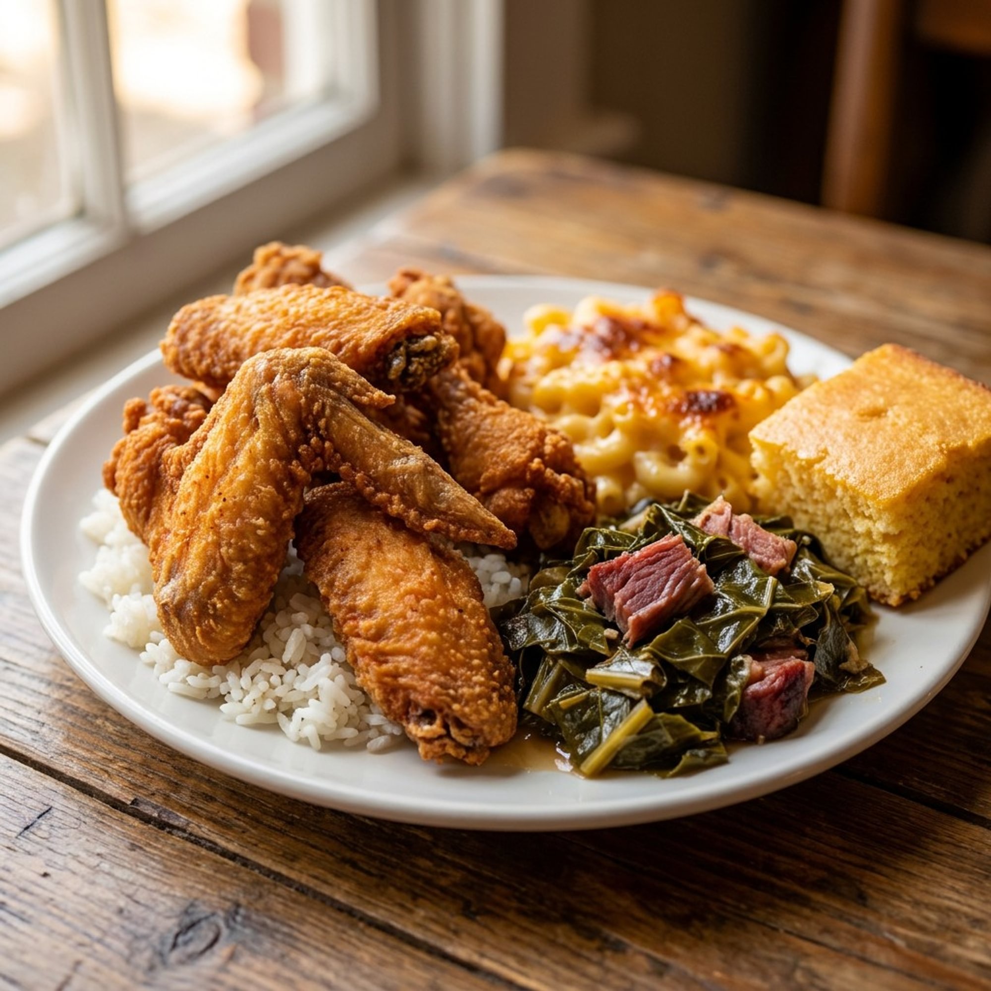 6pc Whole Wing Heritage Plate