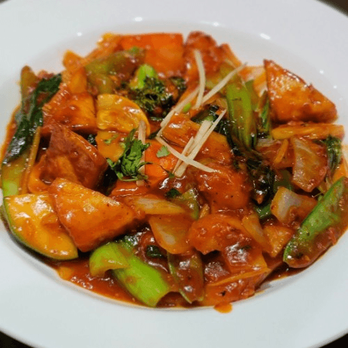 Stir Fried Vegetable with Ginger
