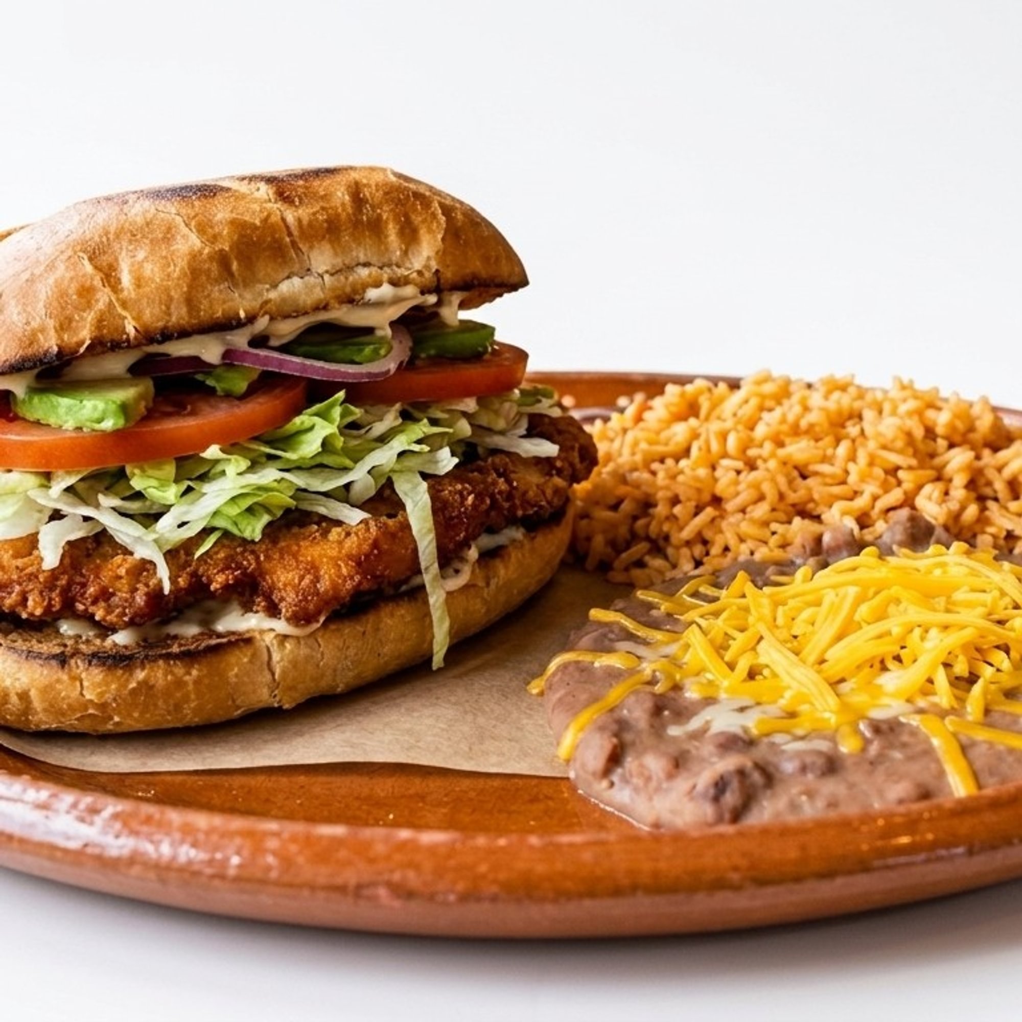 Milanesa Torta (Fried Chicken Sandwich)