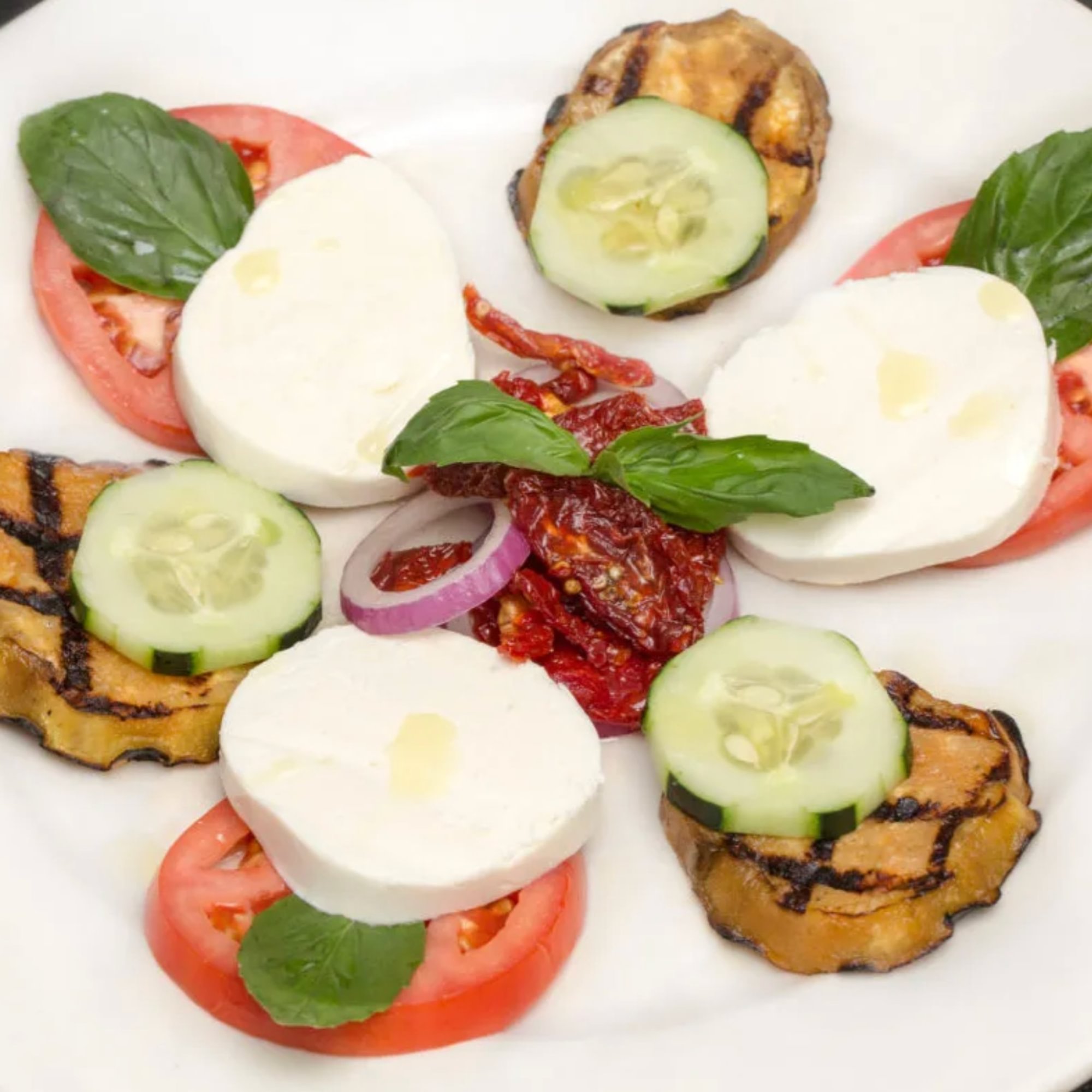Grilled Eggplant & Tomato Salad