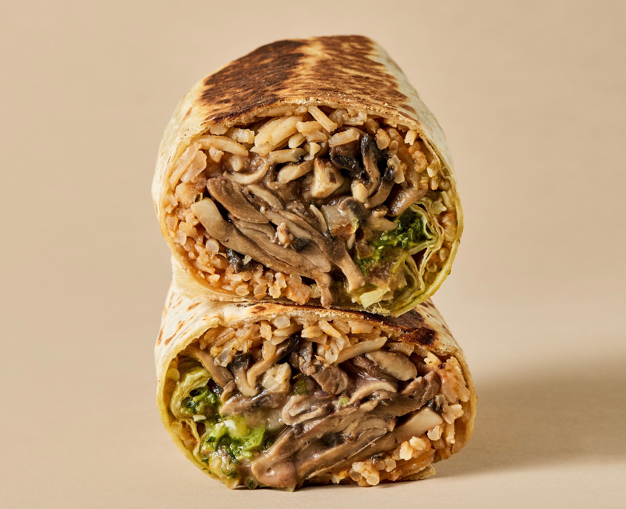 Mushroom Burrito (V)