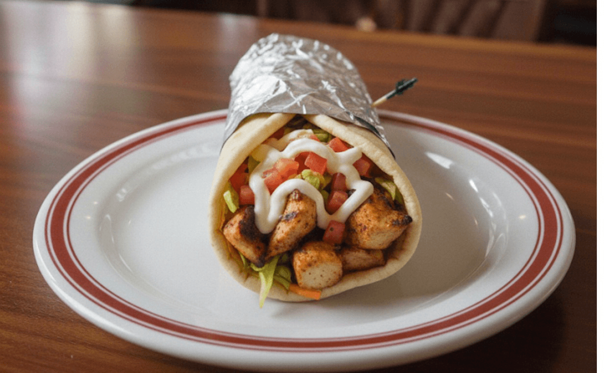 Grilled Chicken Pita