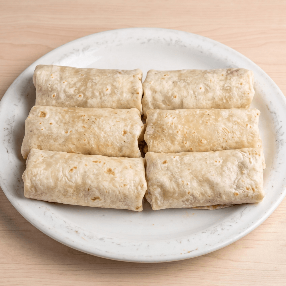 6 Bean and Cheese Burritos