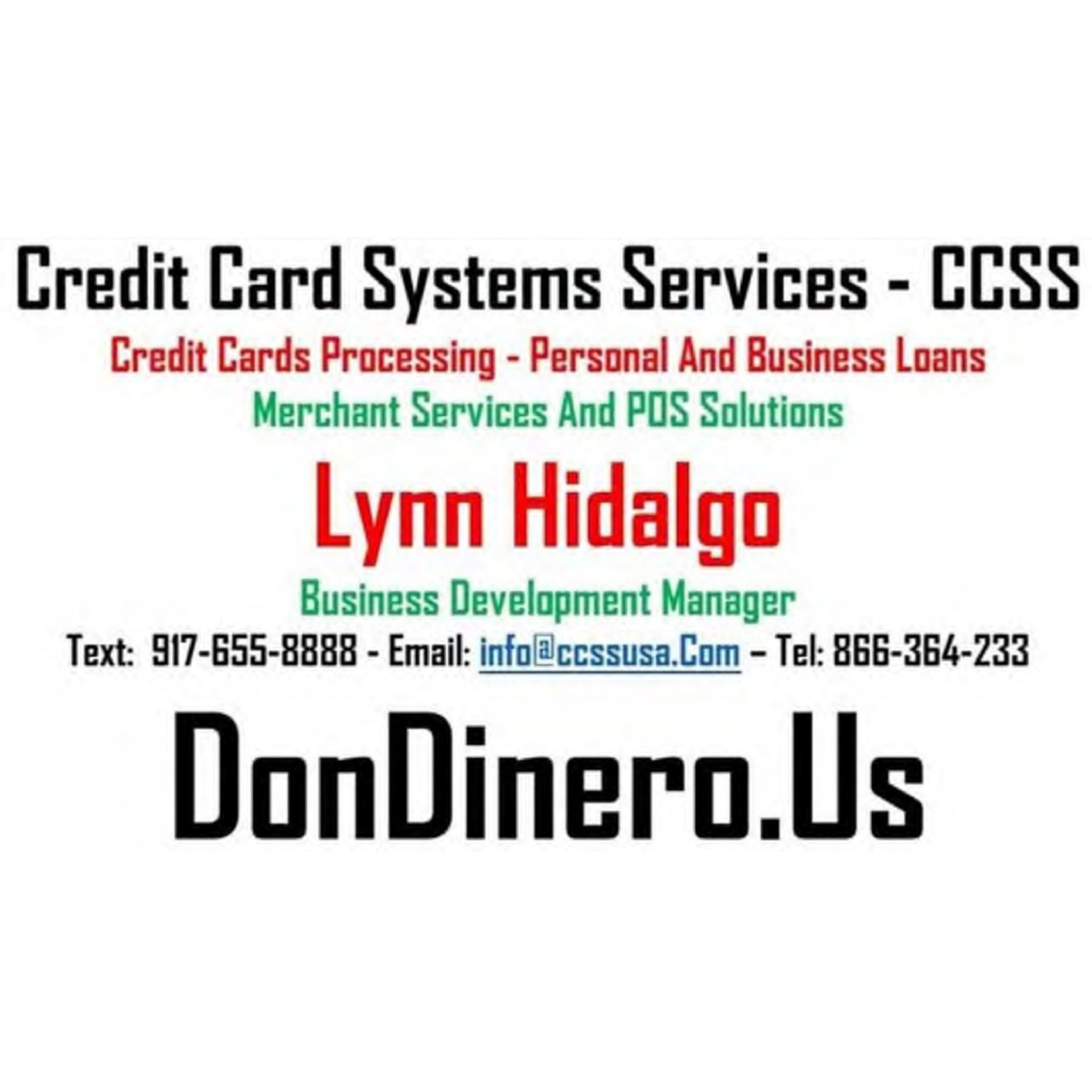 CCSS BUSINESS FINANCE & CREDIT CARDS PROCESSING AND FOOD STAMP