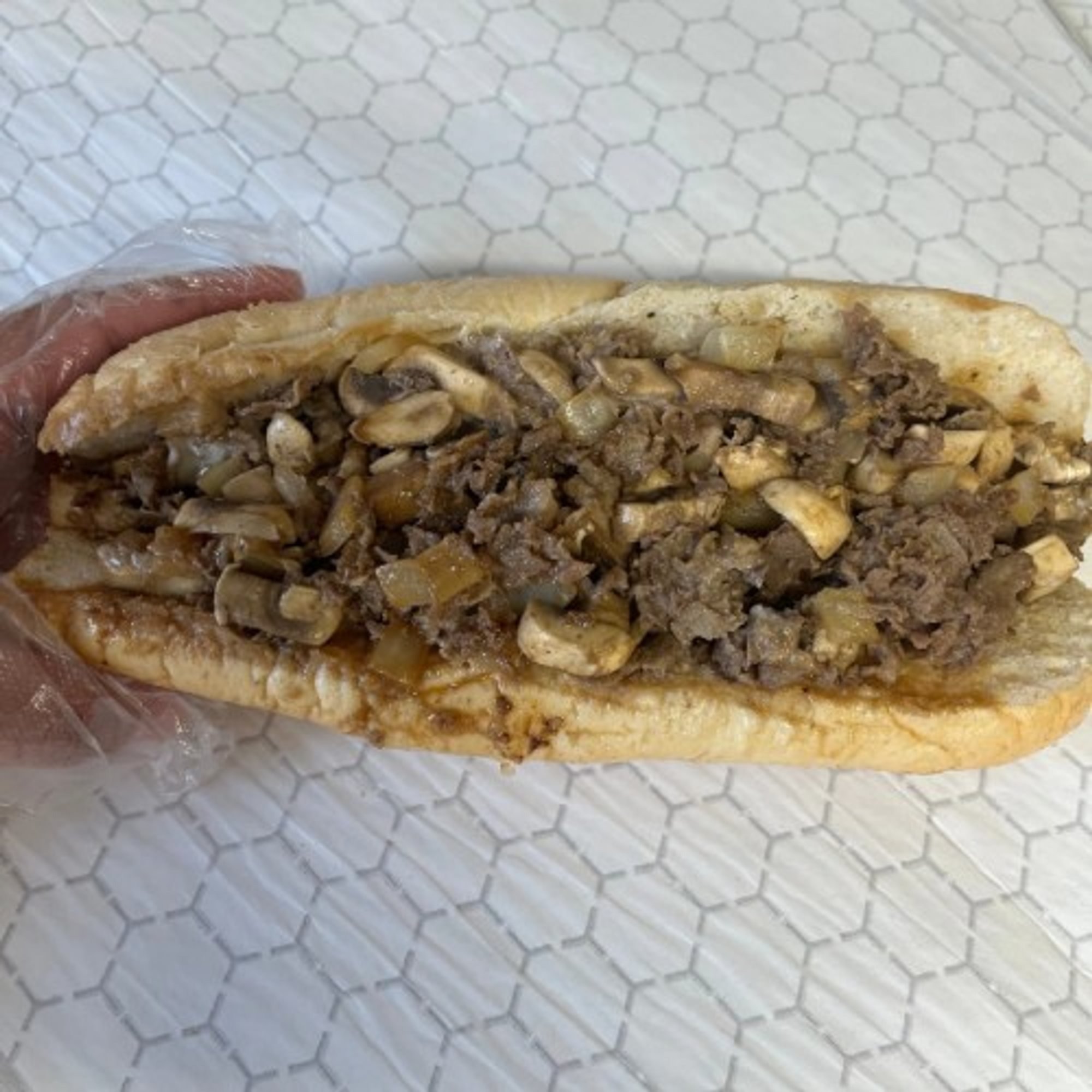 Mushroom Cheese Steak