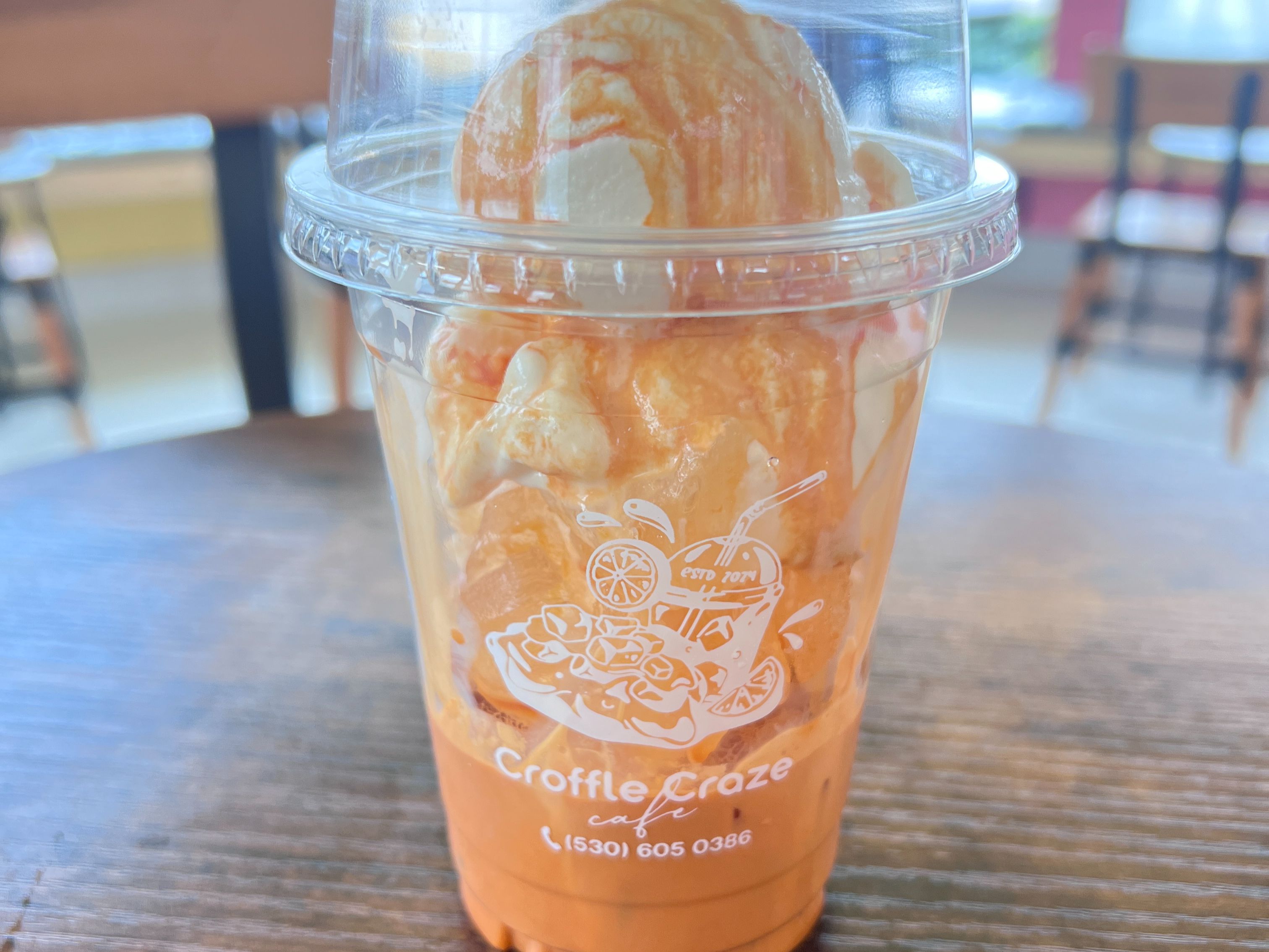 Thai Tea Affogato
