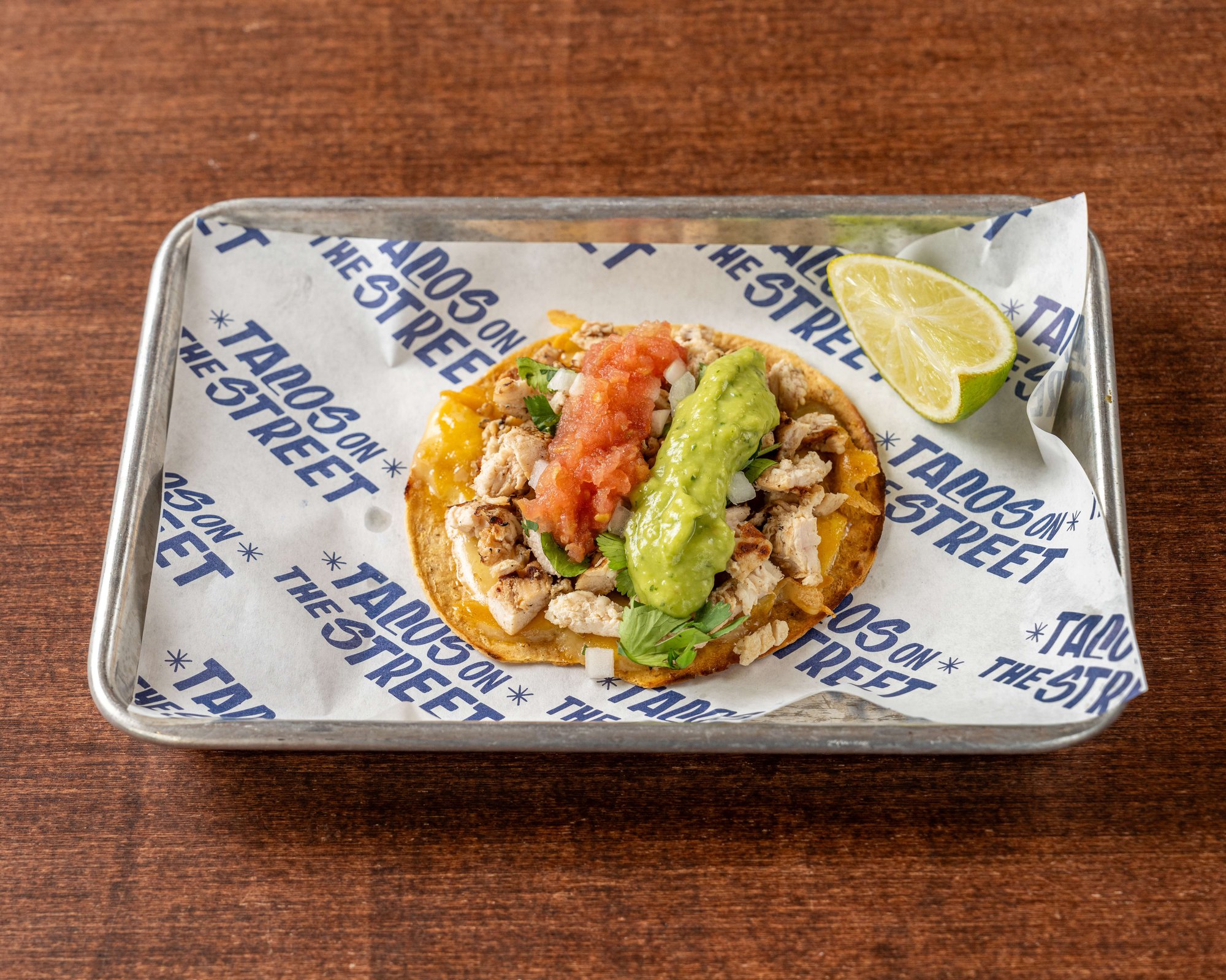 Chicken Tostada.