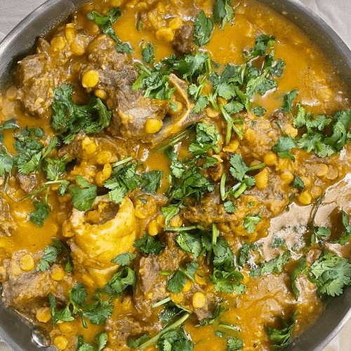 Dal Gosht (Baby Goat with Bone)