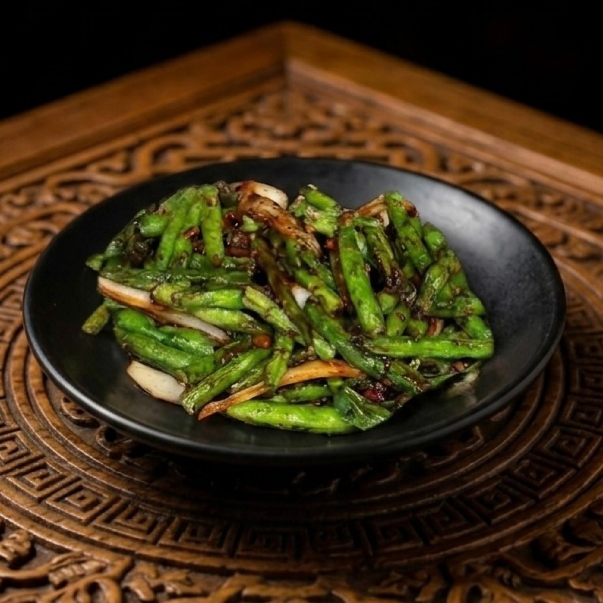 String Beans in Szechuan Sauce