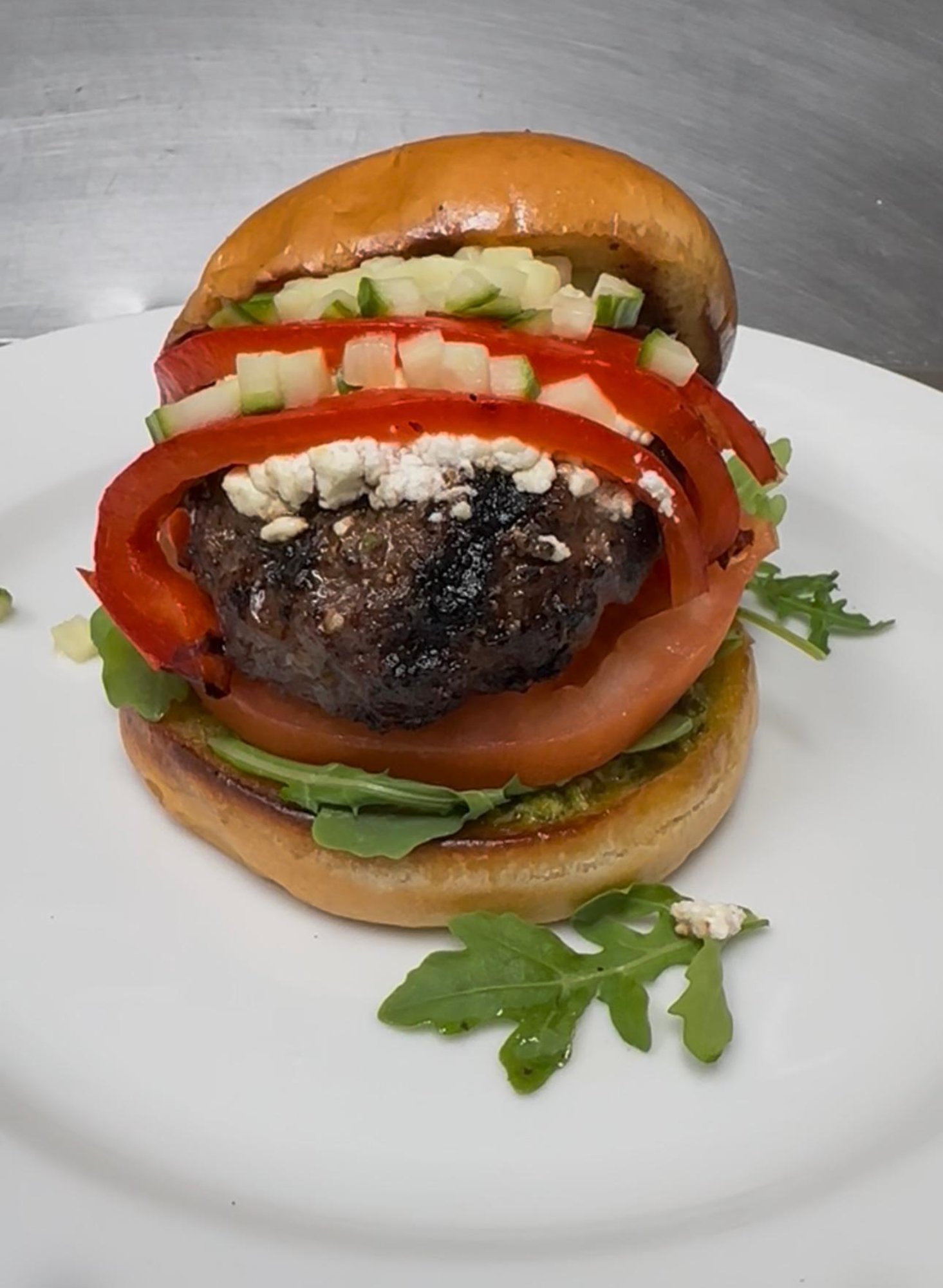 Goat Cheese Burger