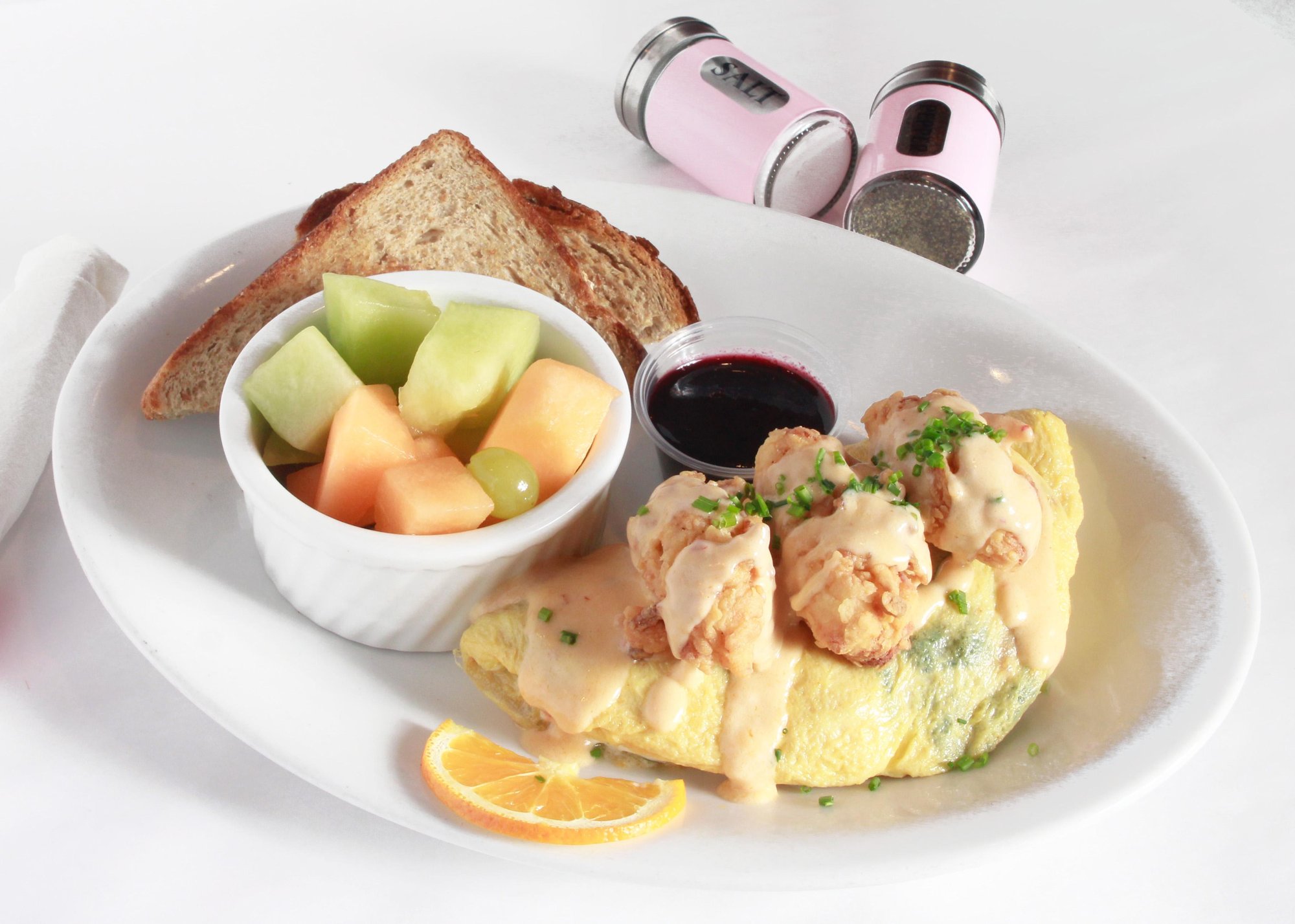 Lobster Beignet Omelette