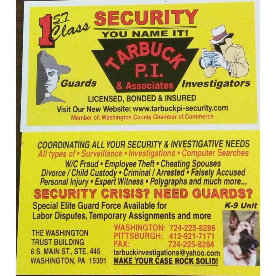 Tarbuck P.i. and Associates Detective Agency