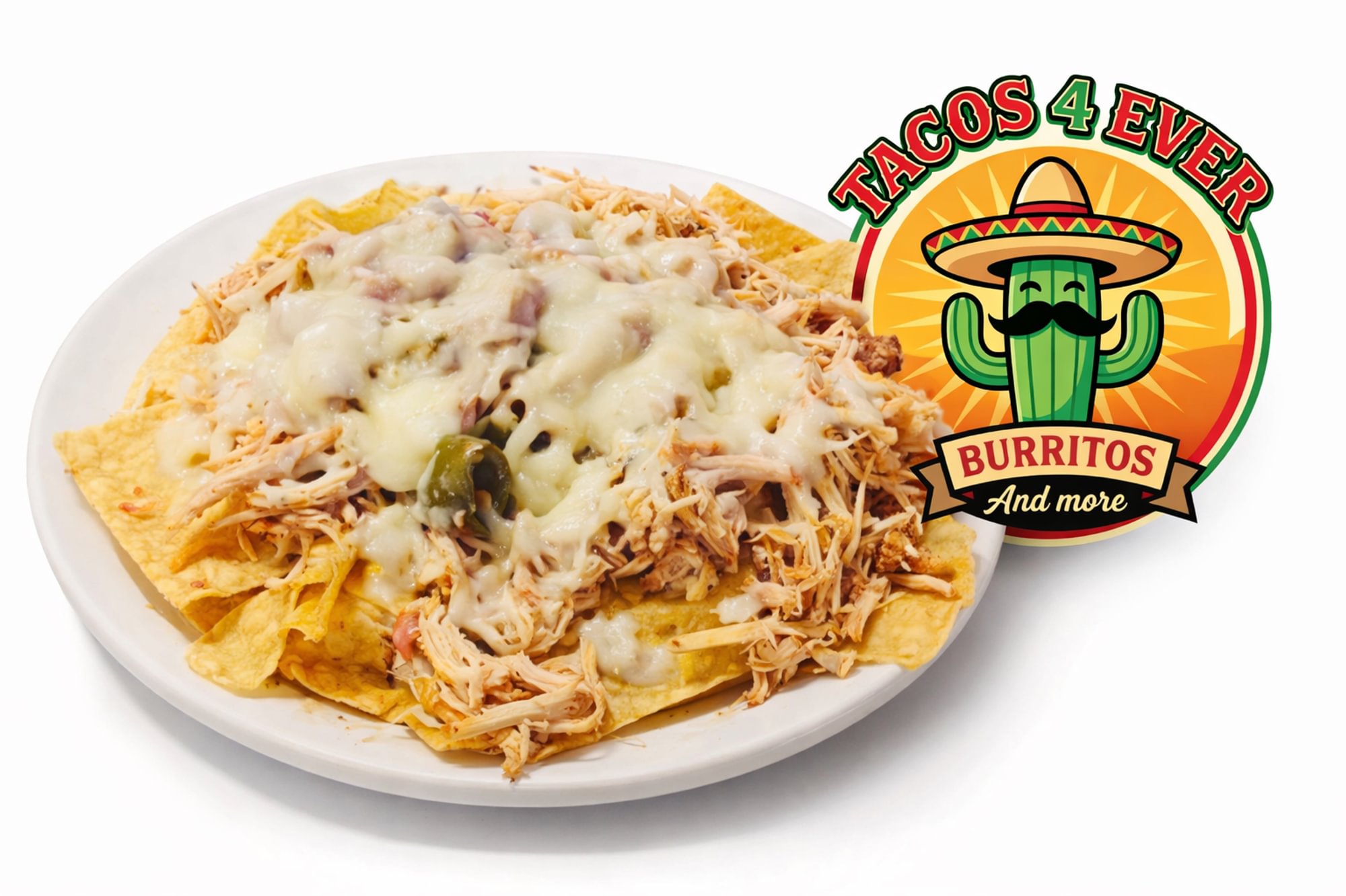 Shredded Chicken Nachos