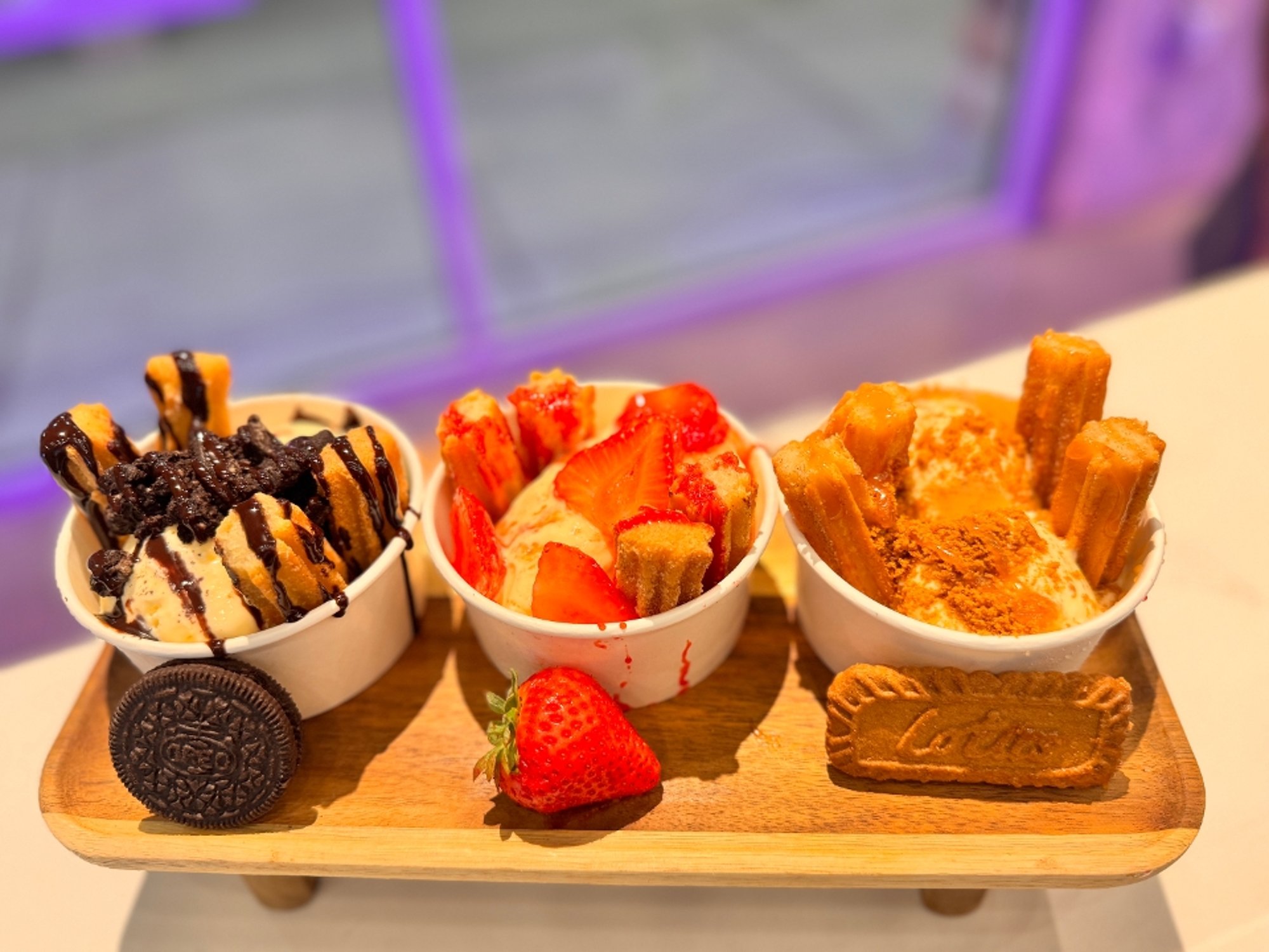 B & B Churro Sundae