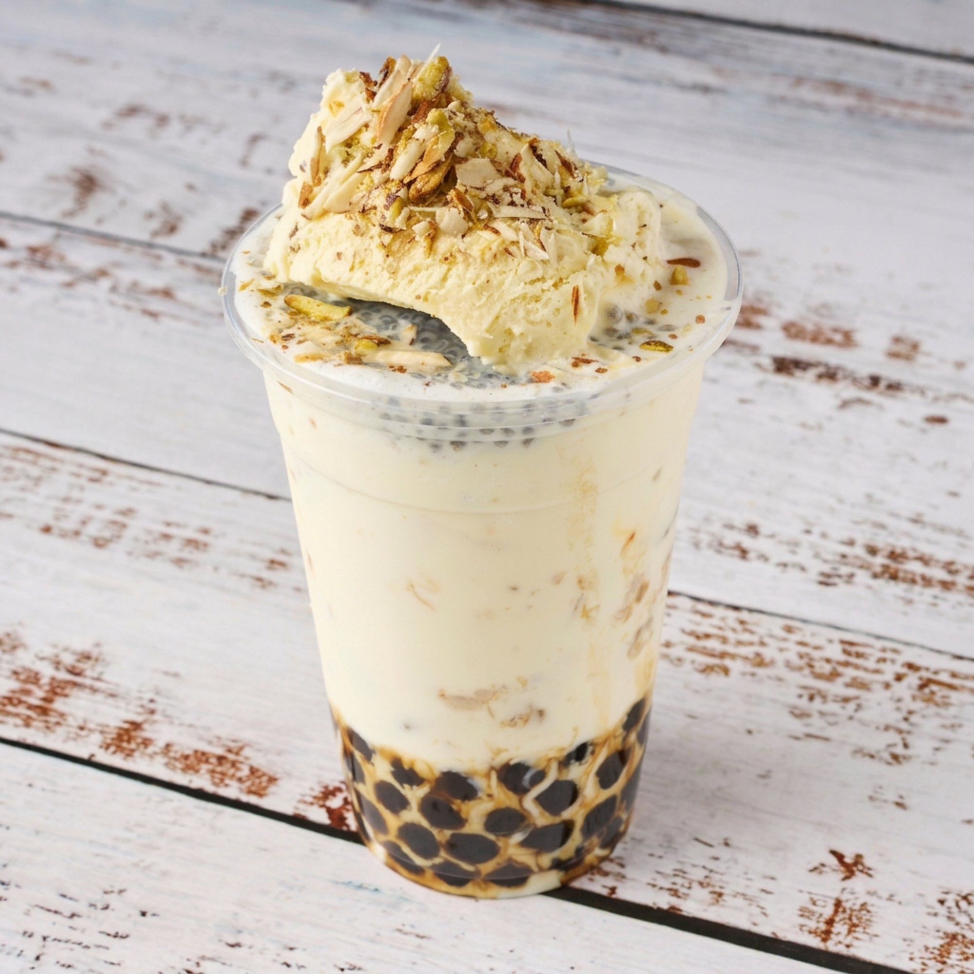 Rasmalai milk tea