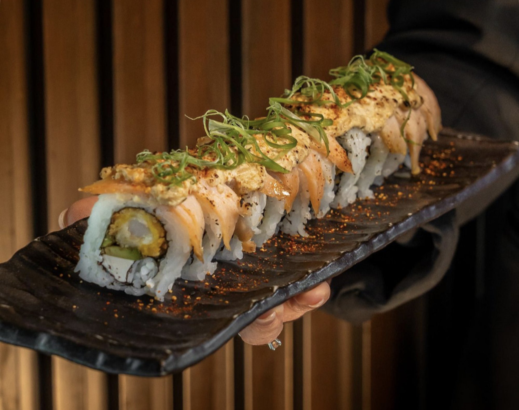 Salmon Parma Roll