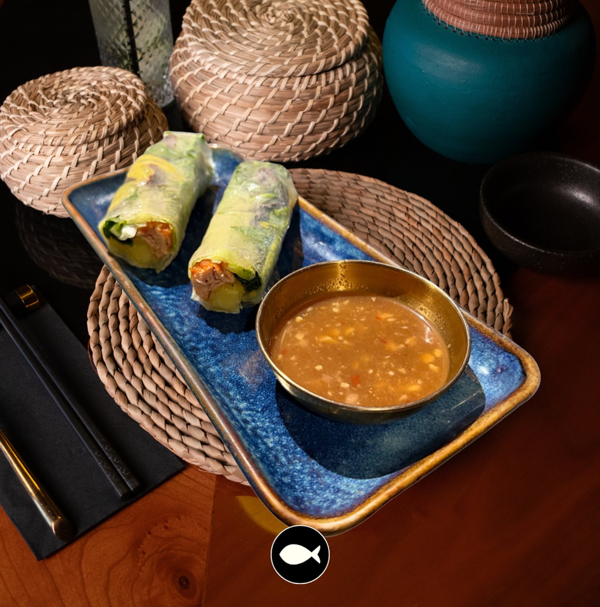 Smelt Spring Rolls / Gỏi Cuốn Cá Trứng Chiên Giòn