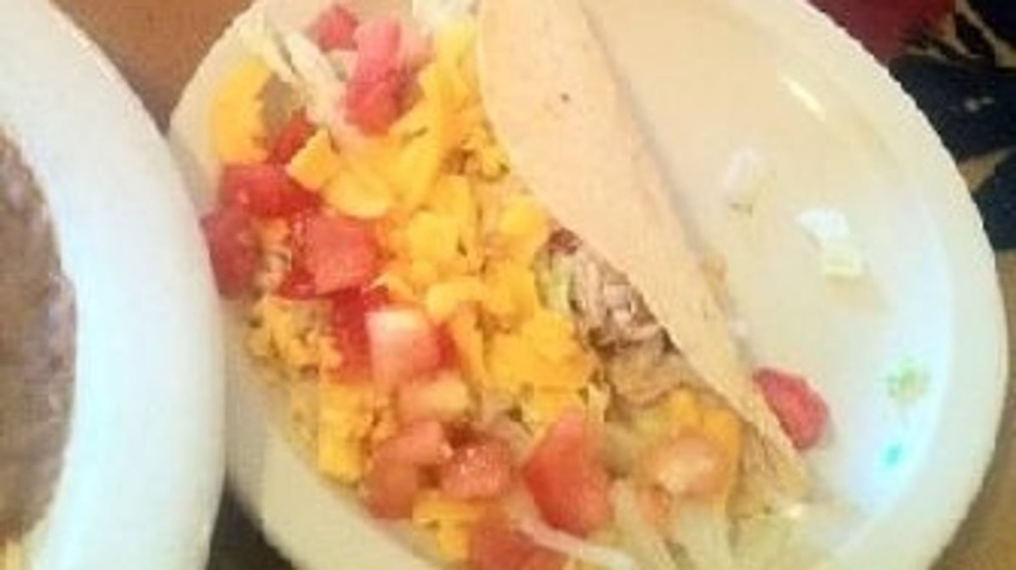 Vegetarian Chalupa Plate