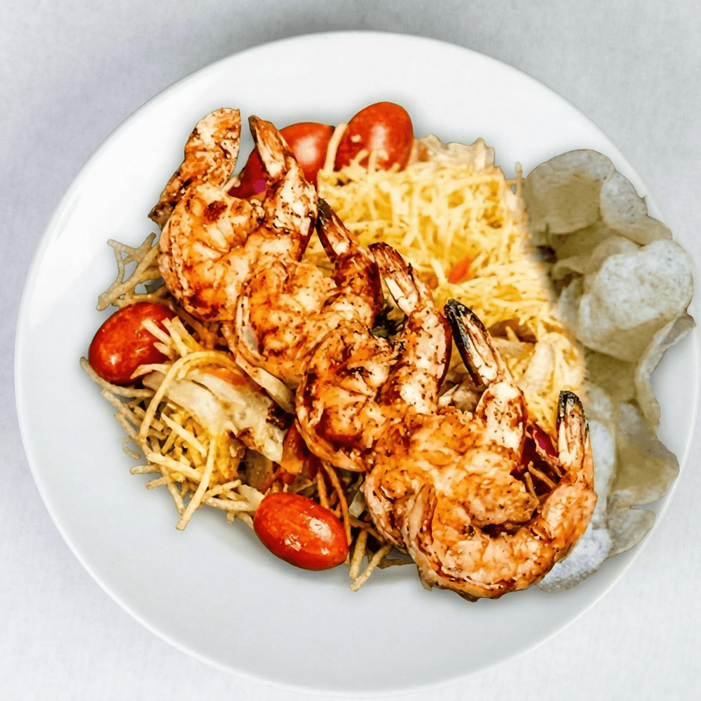 Grilled Shrimp Chef Salad