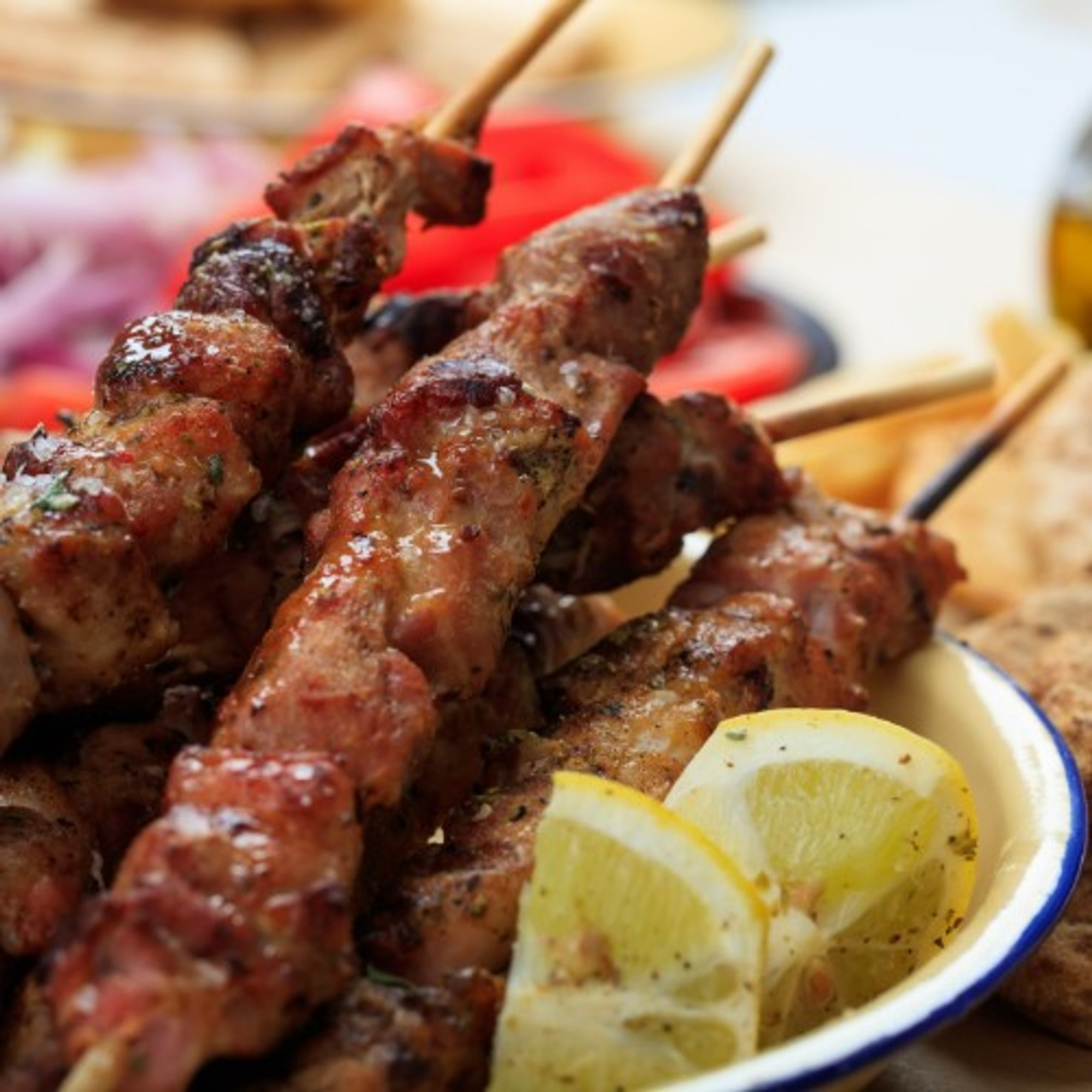 F45. BBQ Pork Skewers