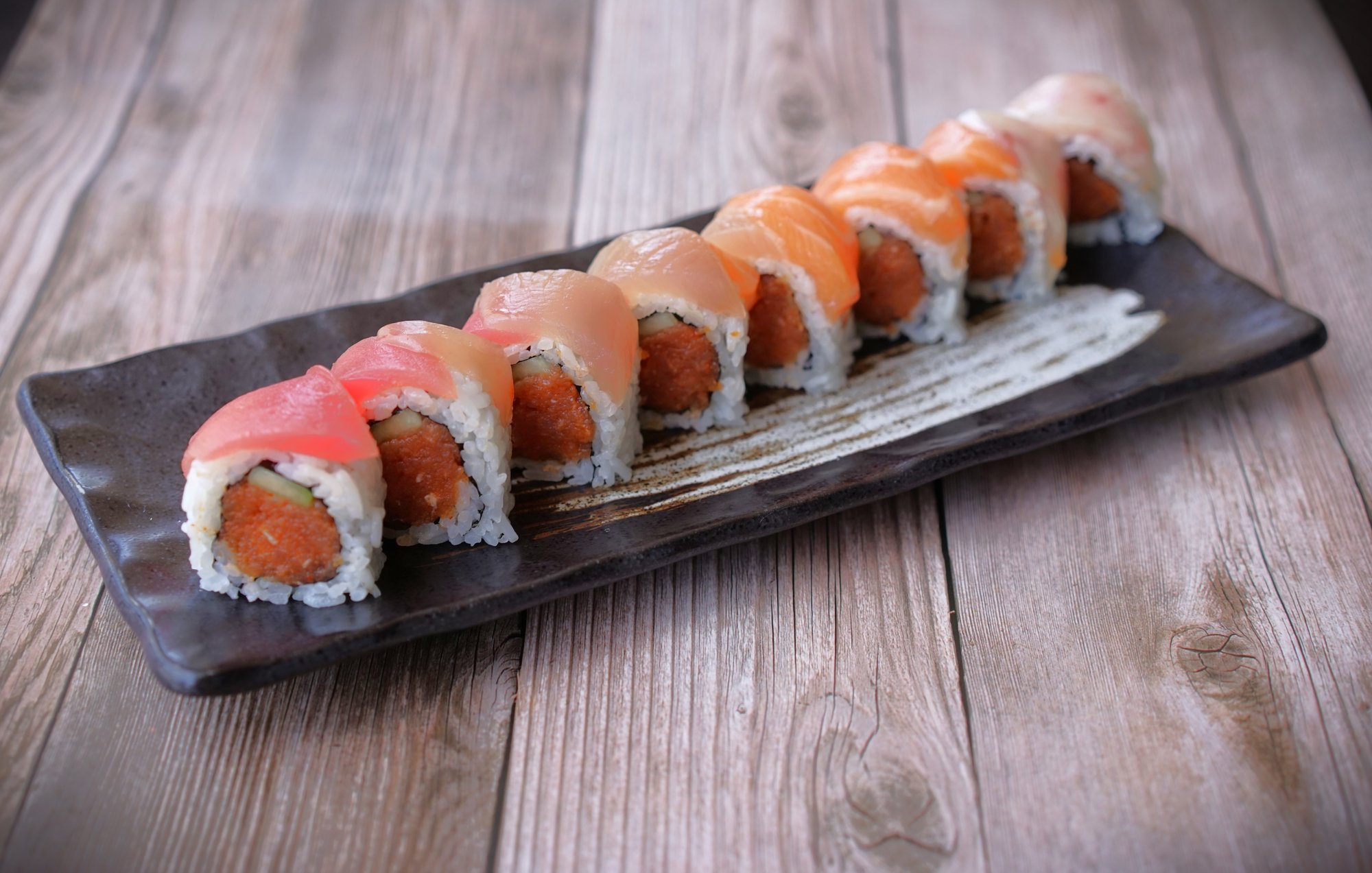 Spicy Rainbow Roll