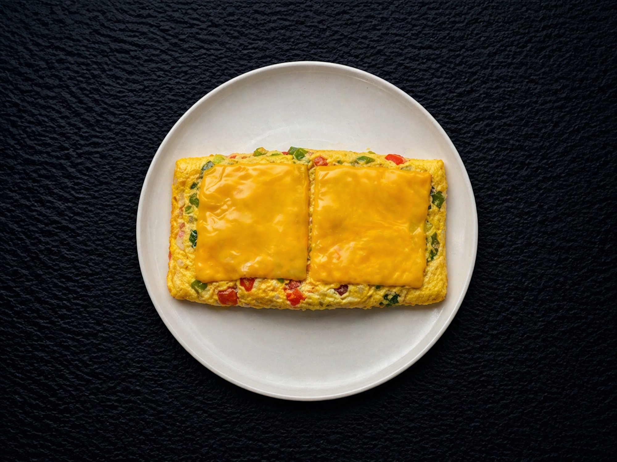 E6 Vegetable & Cheese Omelette Platter