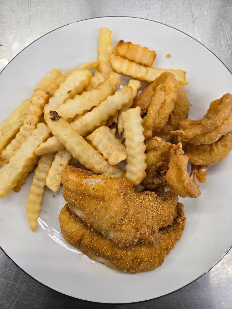 Combo - 3 Shrimp, 1 Fish