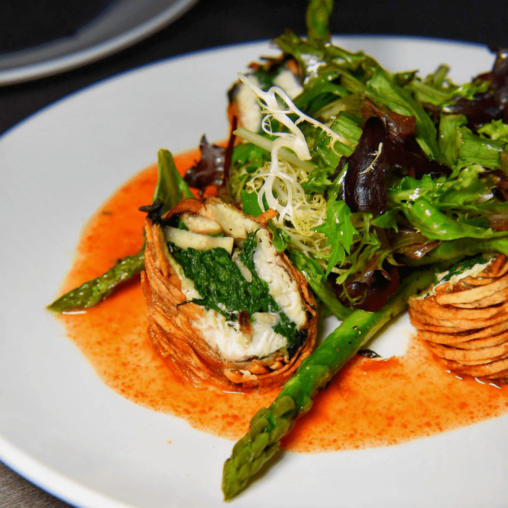 Potato Wrapped Trout