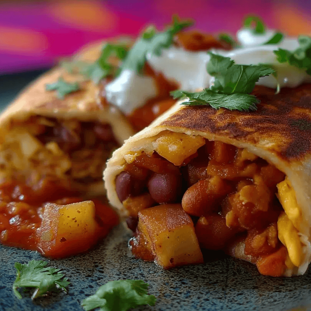 Breakfast Bean Burrito