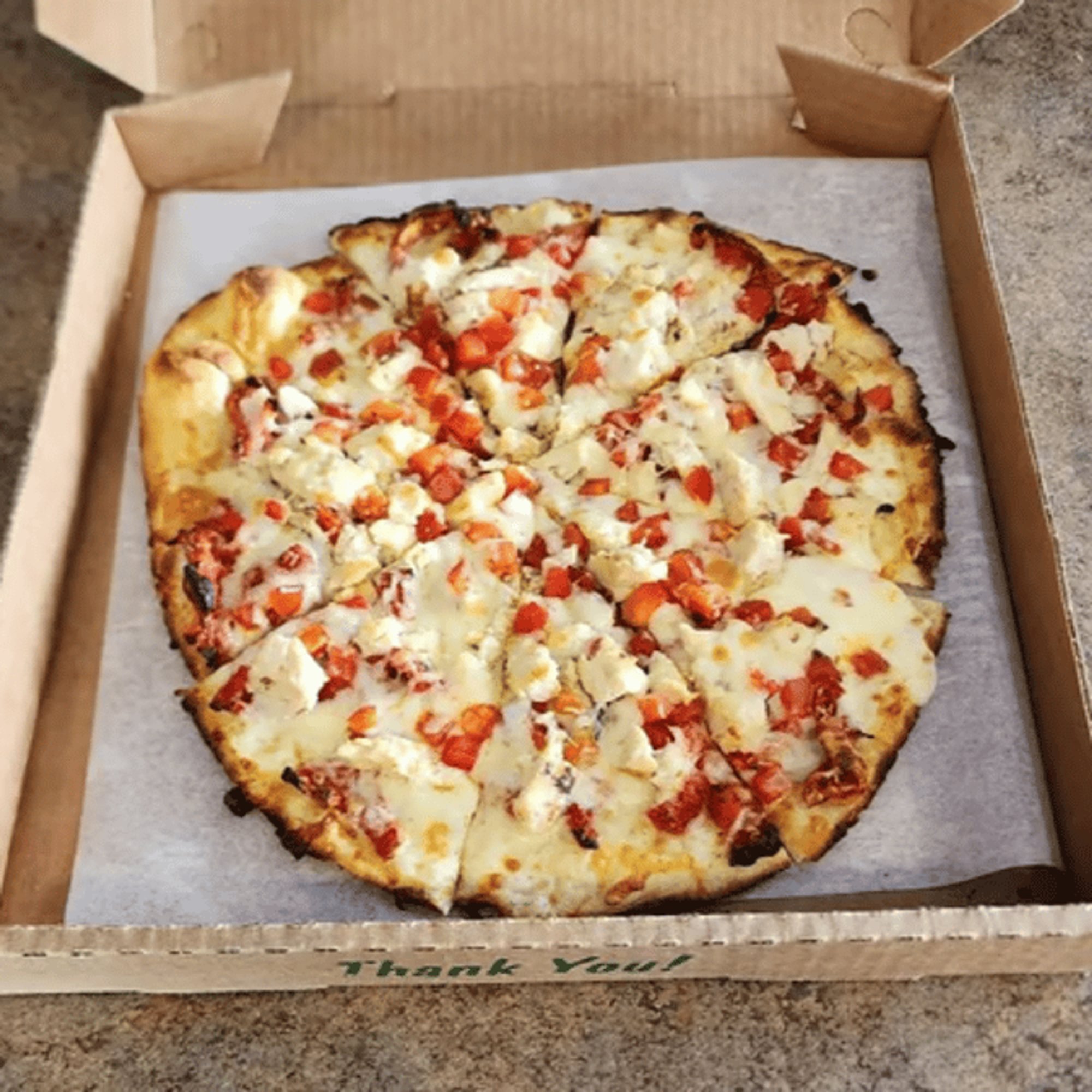 O Large Chicken Sun-Dried Pizza
