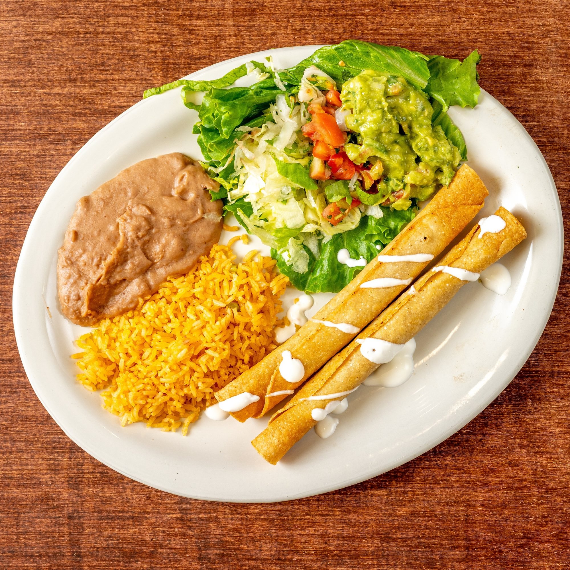 Flautas Plate