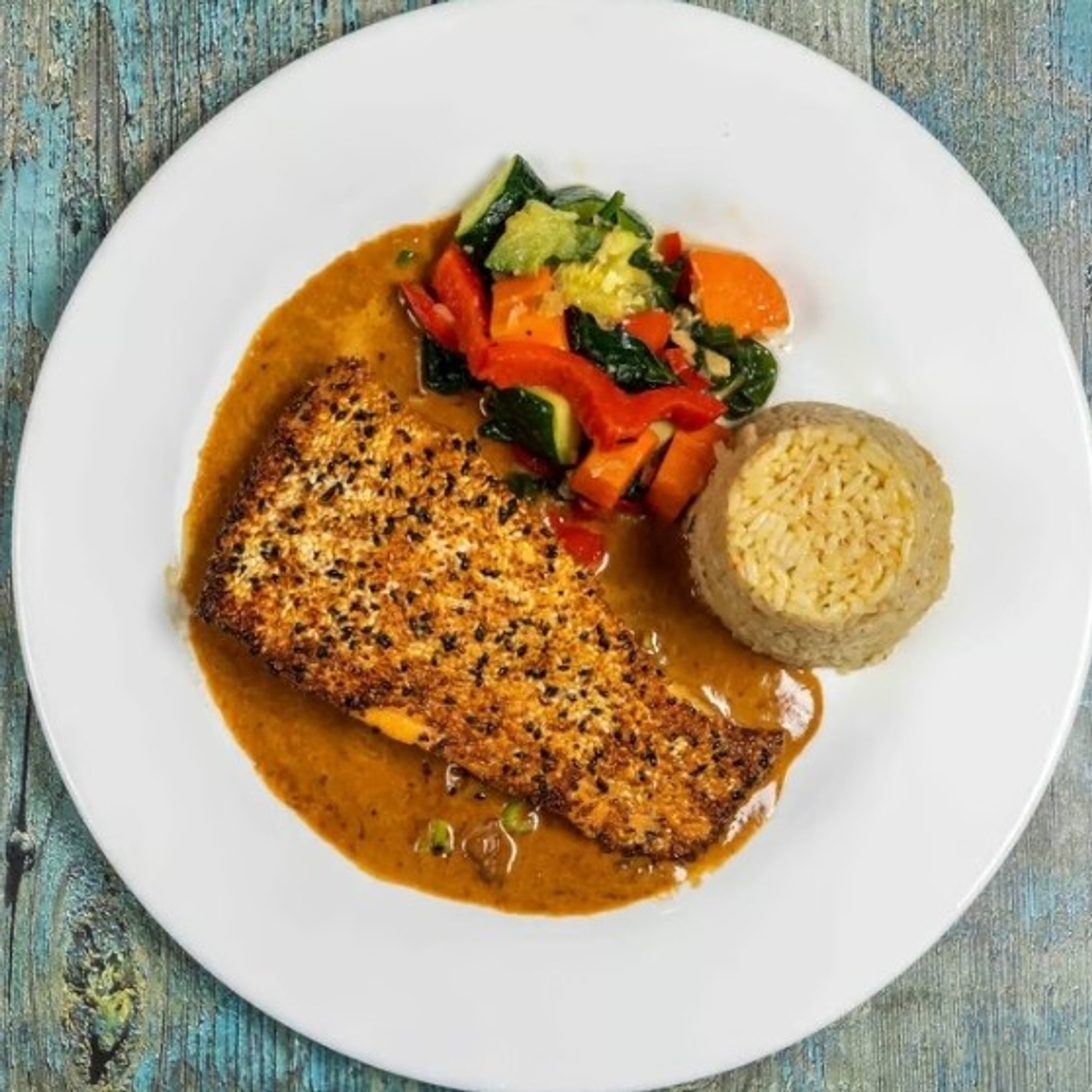 Sesame Encrusted Salmon