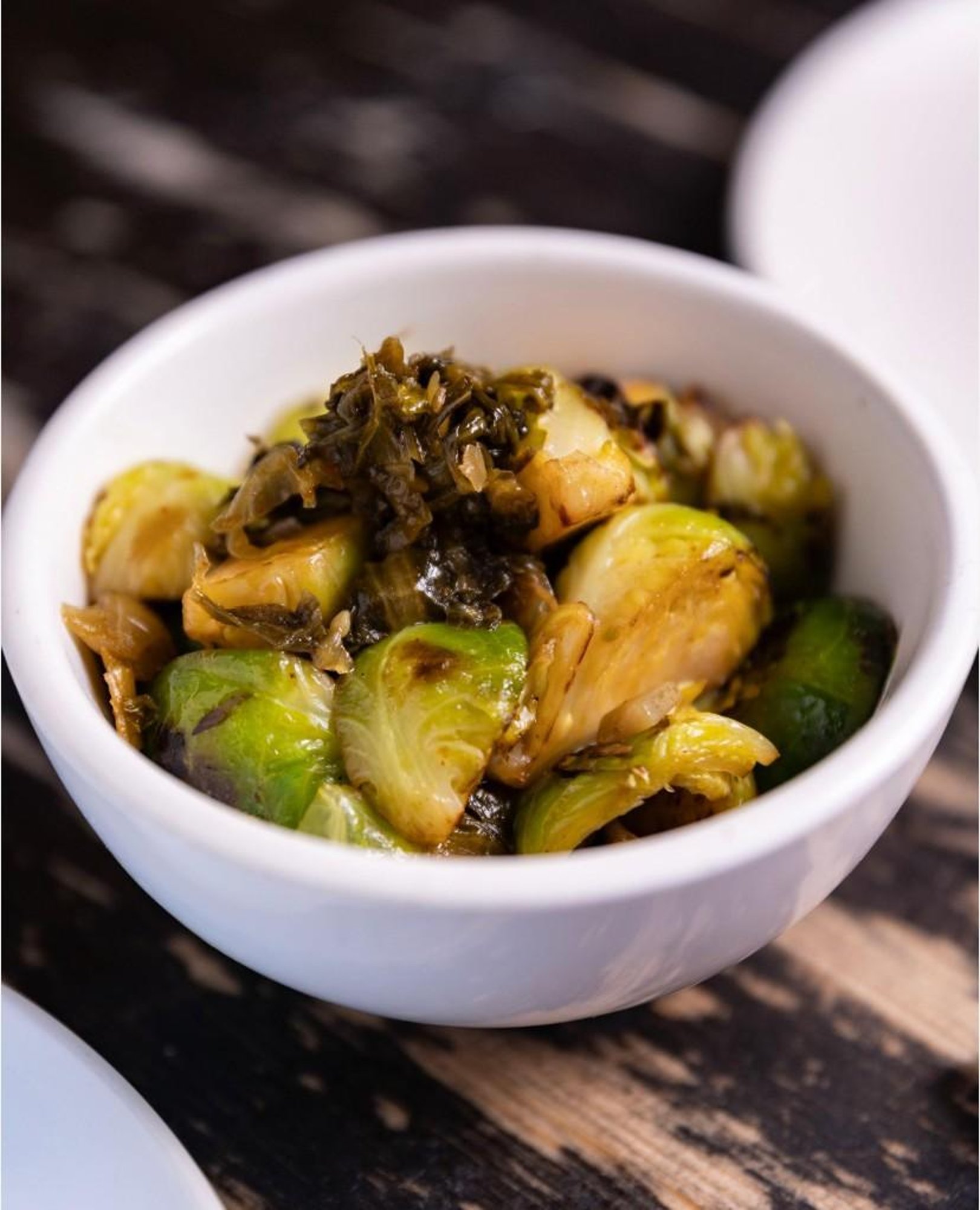 Chili Charred Brussels