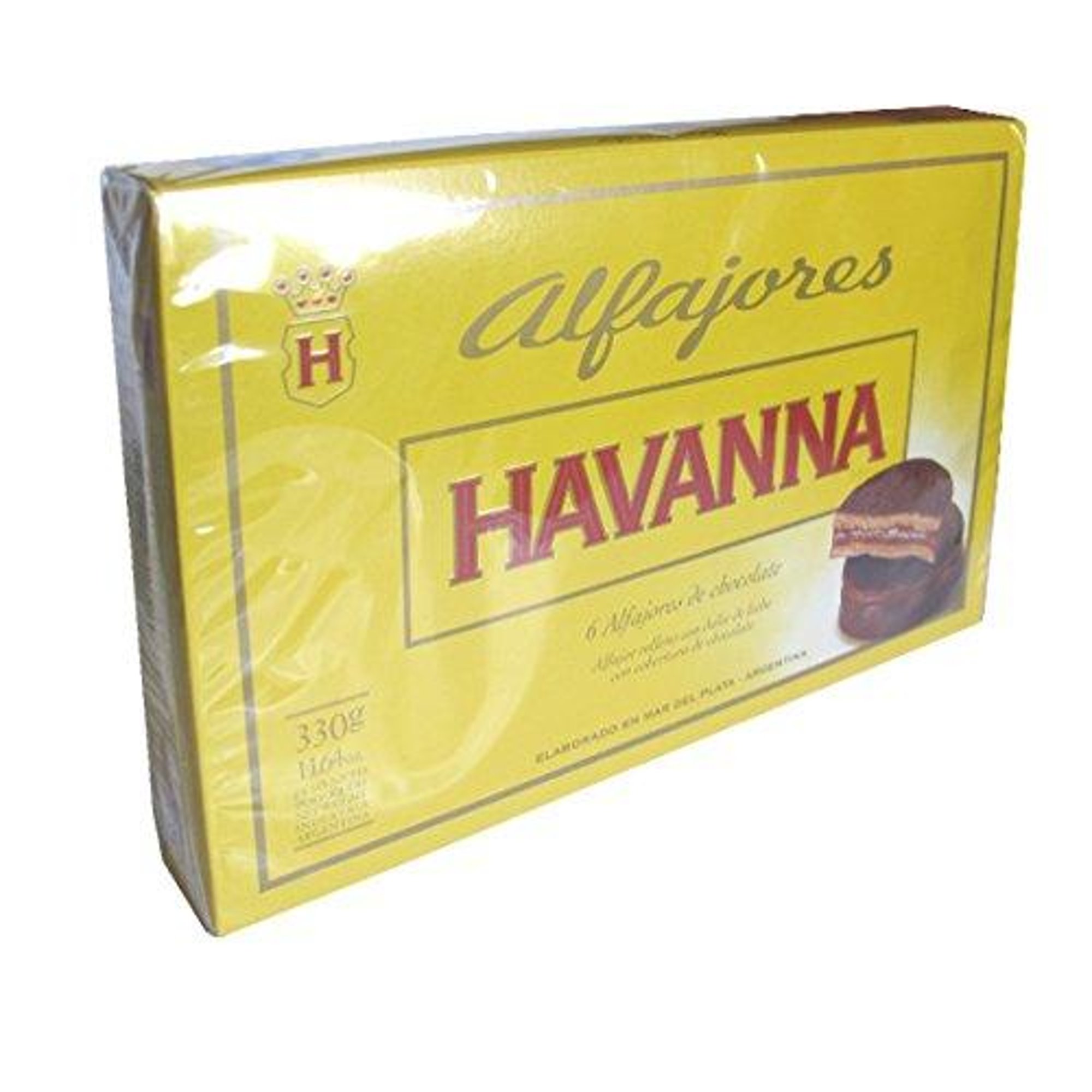 Havanna - Alfajores Milk Chocolate with Dulce De Leche - Package 6 Units - 330gr - 11.64oz