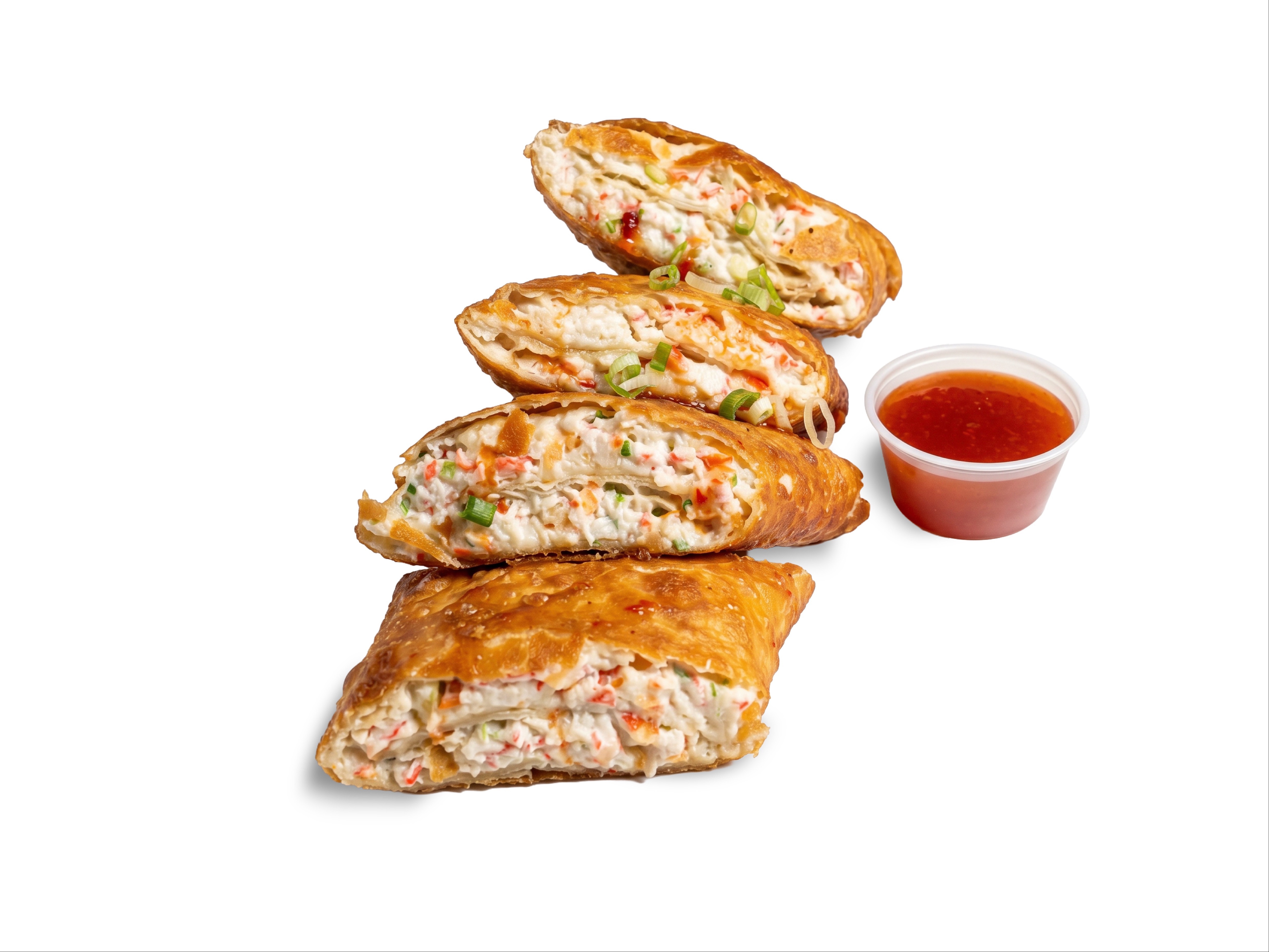 Crispy Crab Rangoon Burrito