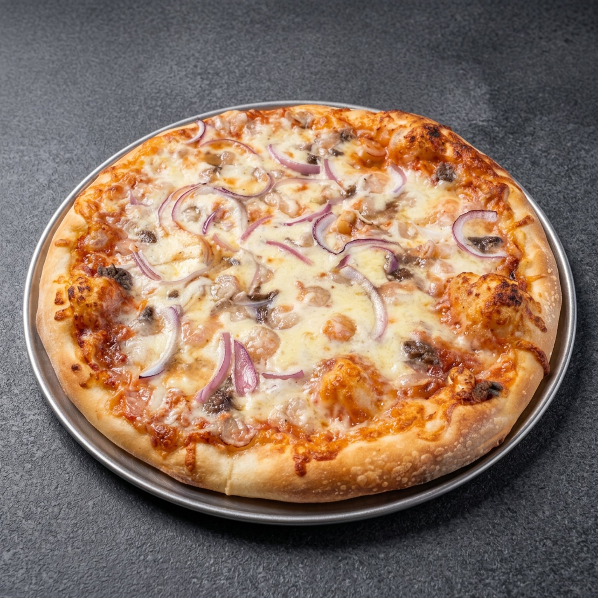 Shrimp Chovie Pizza
